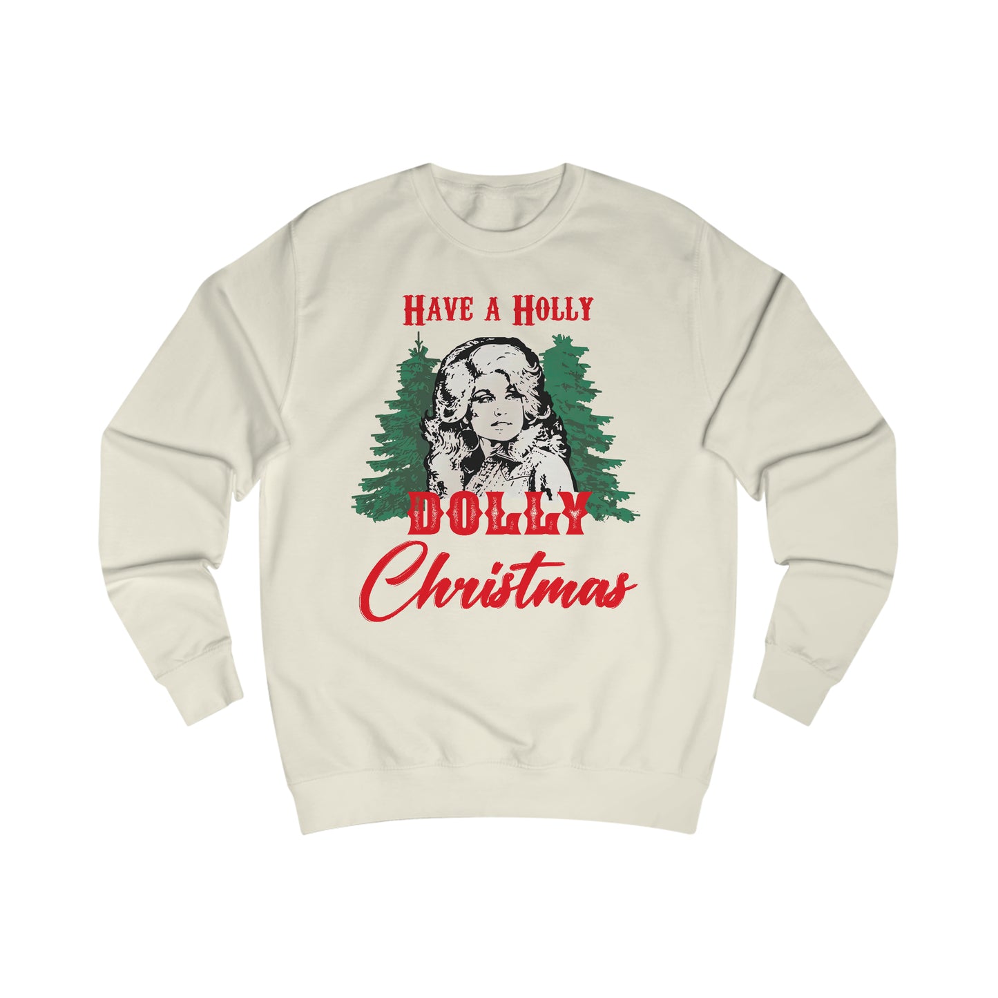 Have a Holly Dolly Christmas Unisex Heavy Blend™ Crewneck Sweatshirt