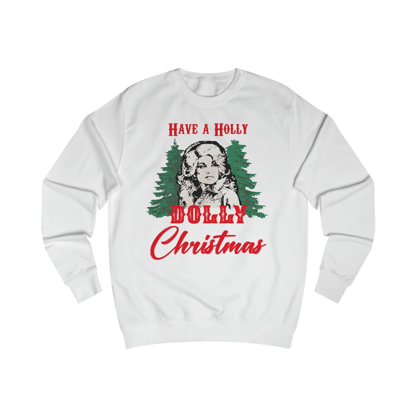 Have a Holly Dolly Christmas Unisex Heavy Blend™ Crewneck Sweatshirt