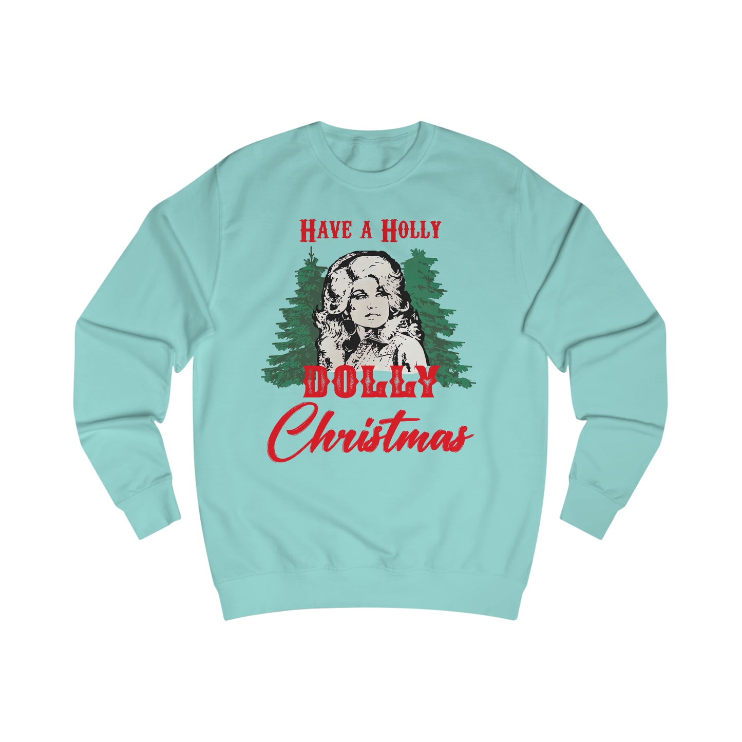 Have a Holly Dolly Christmas Unisex Heavy Blend™ Crewneck Sweatshirt