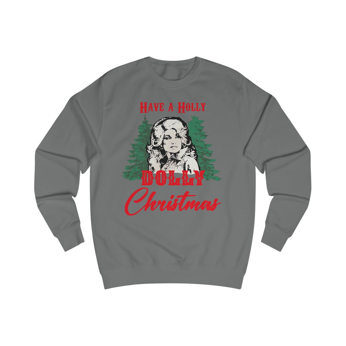 Have a Holly Dolly Christmas Unisex Heavy Blend™ Crewneck Sweatshirt