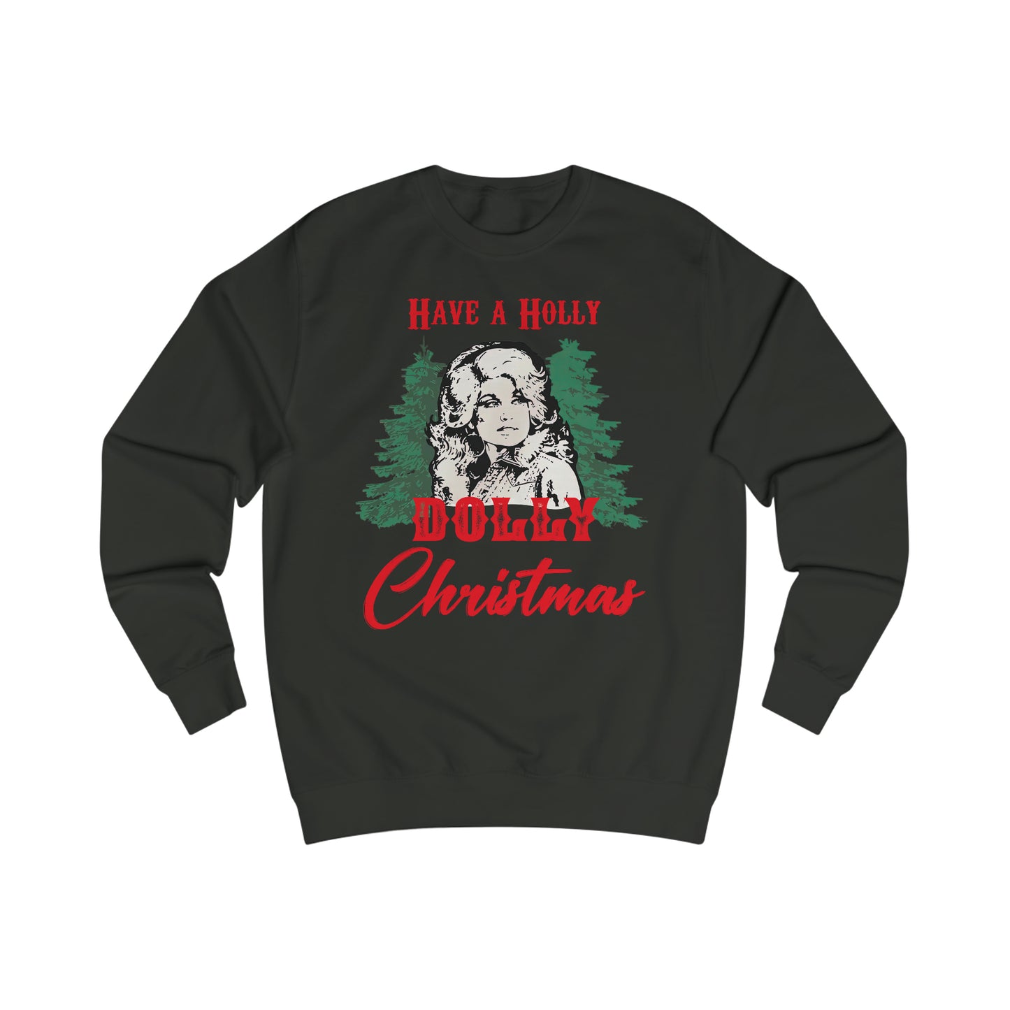 Have a Holly Dolly Christmas Unisex Heavy Blend™ Crewneck Sweatshirt