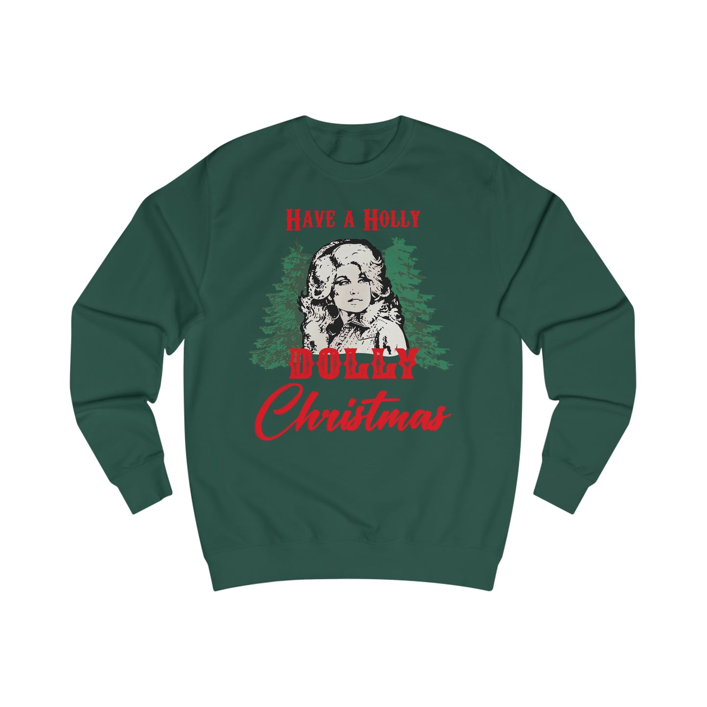 Have a Holly Dolly Christmas Unisex Heavy Blend™ Crewneck Sweatshirt