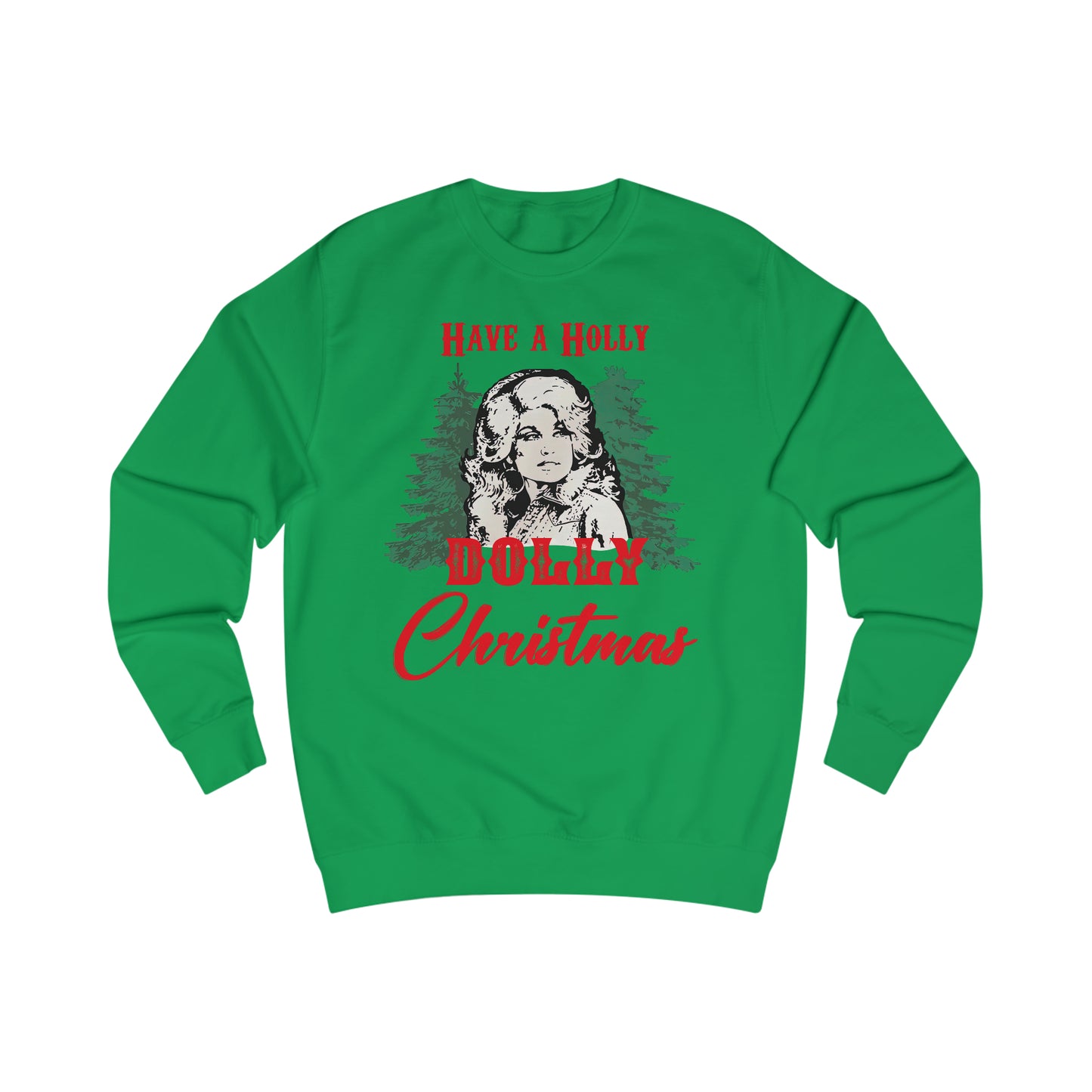 Have a Holly Dolly Christmas Unisex Heavy Blend™ Crewneck Sweatshirt