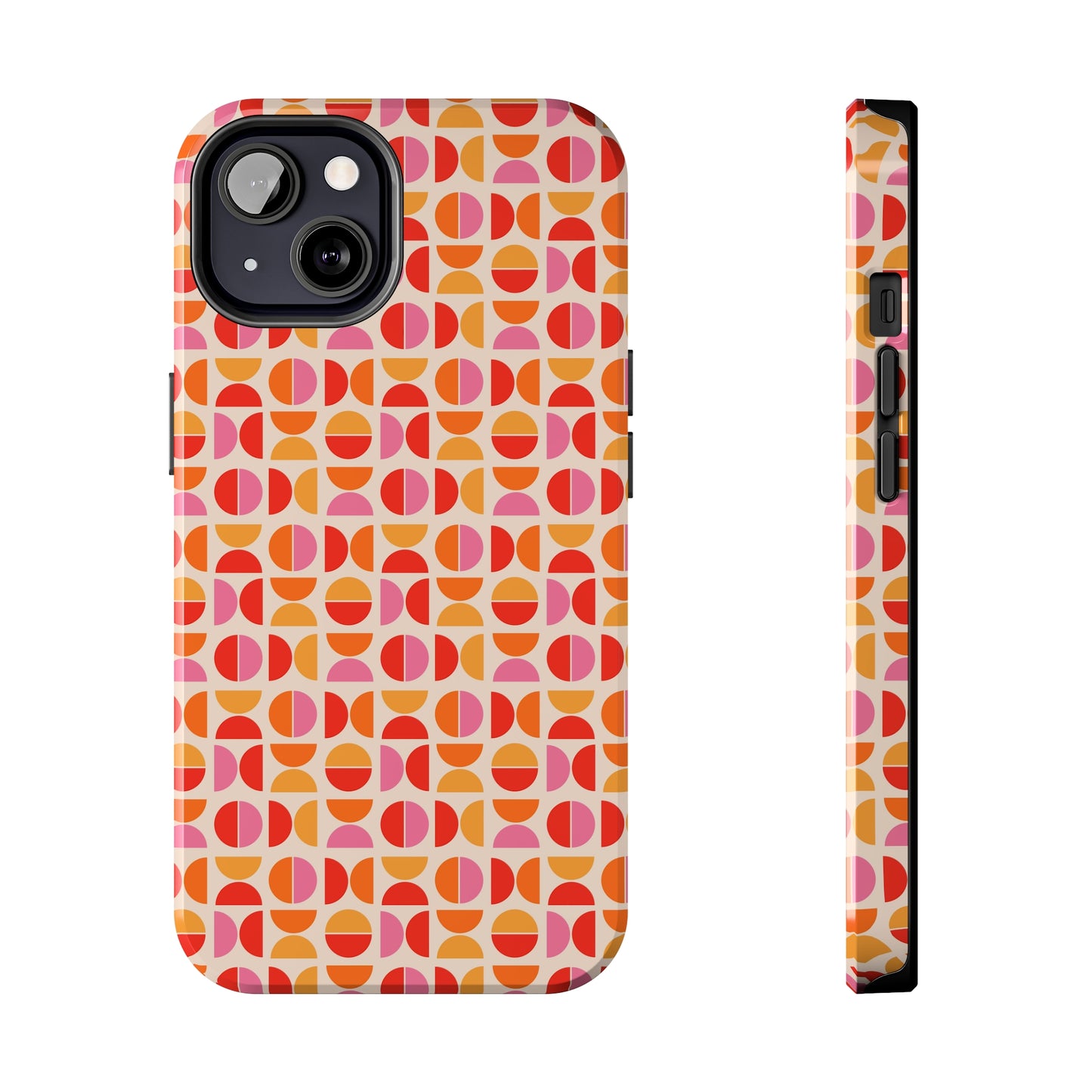 Retro Circle Tough Phone Cases