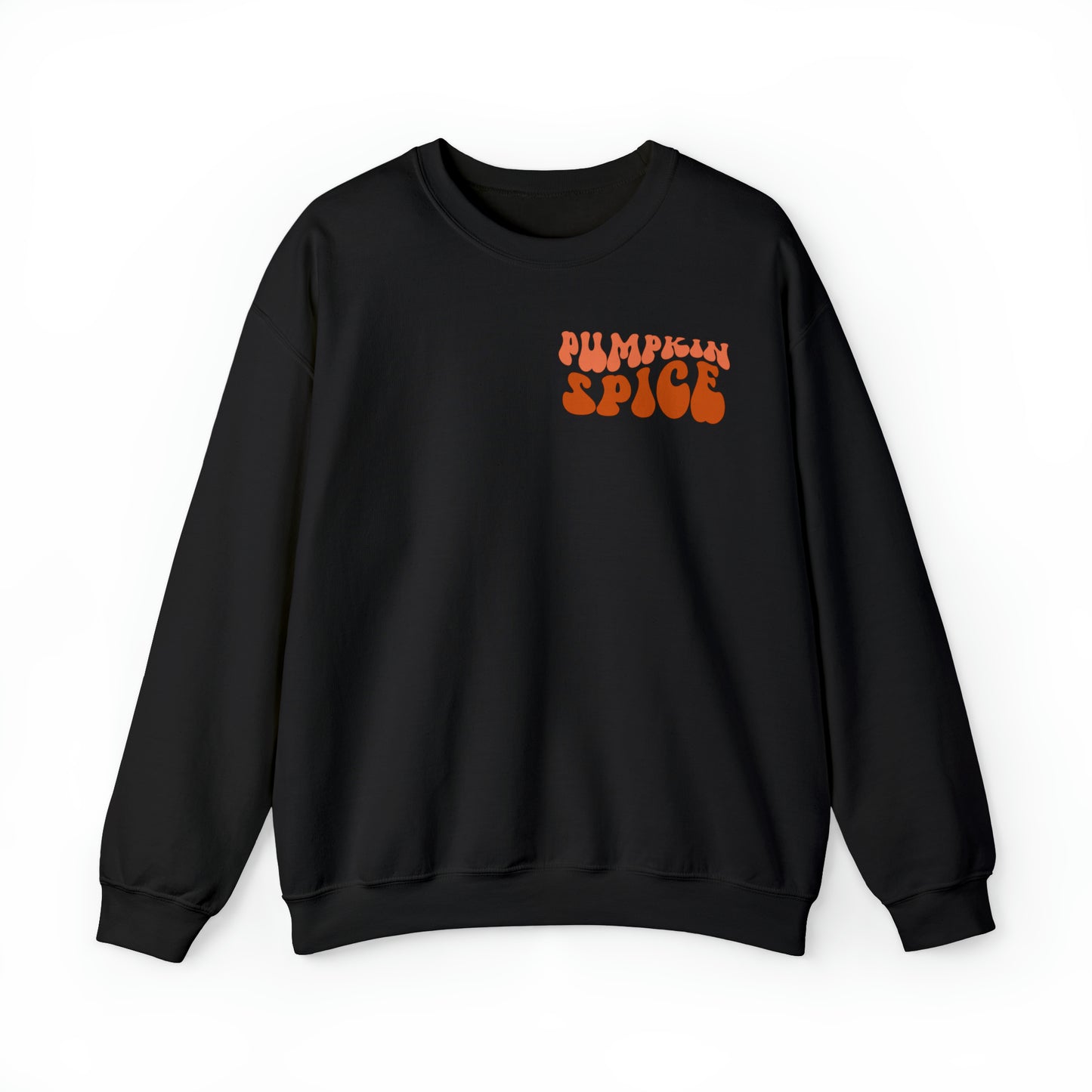 Pumpkin Spice and Chill (Front and Back) Design Heavy Blend™ Crewneck Sweatshirt