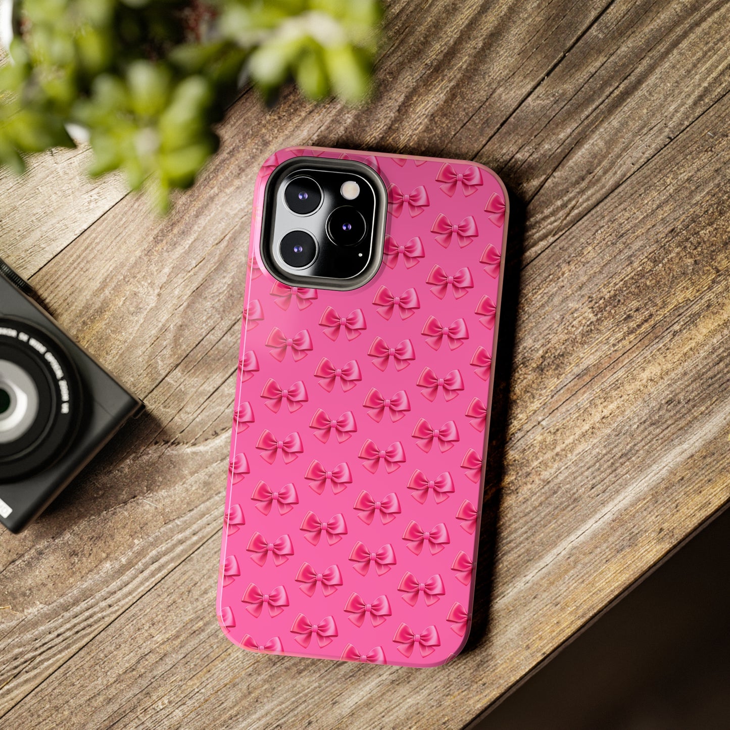 Barbie Pink Bows Themed Tough Phone Cases