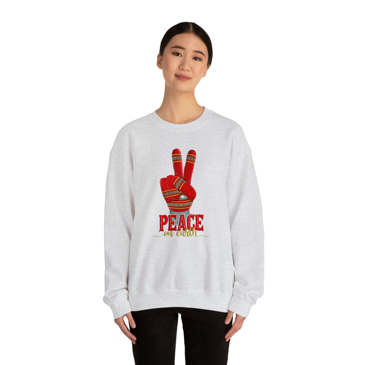 Peace on Earth Heavyweight Crewneck Sweatshirt