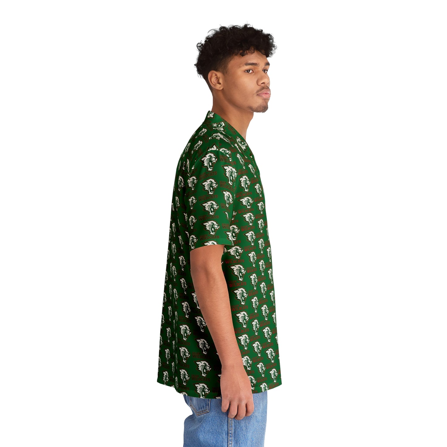 Salem Wildcats Hawaiian Shirt - Green