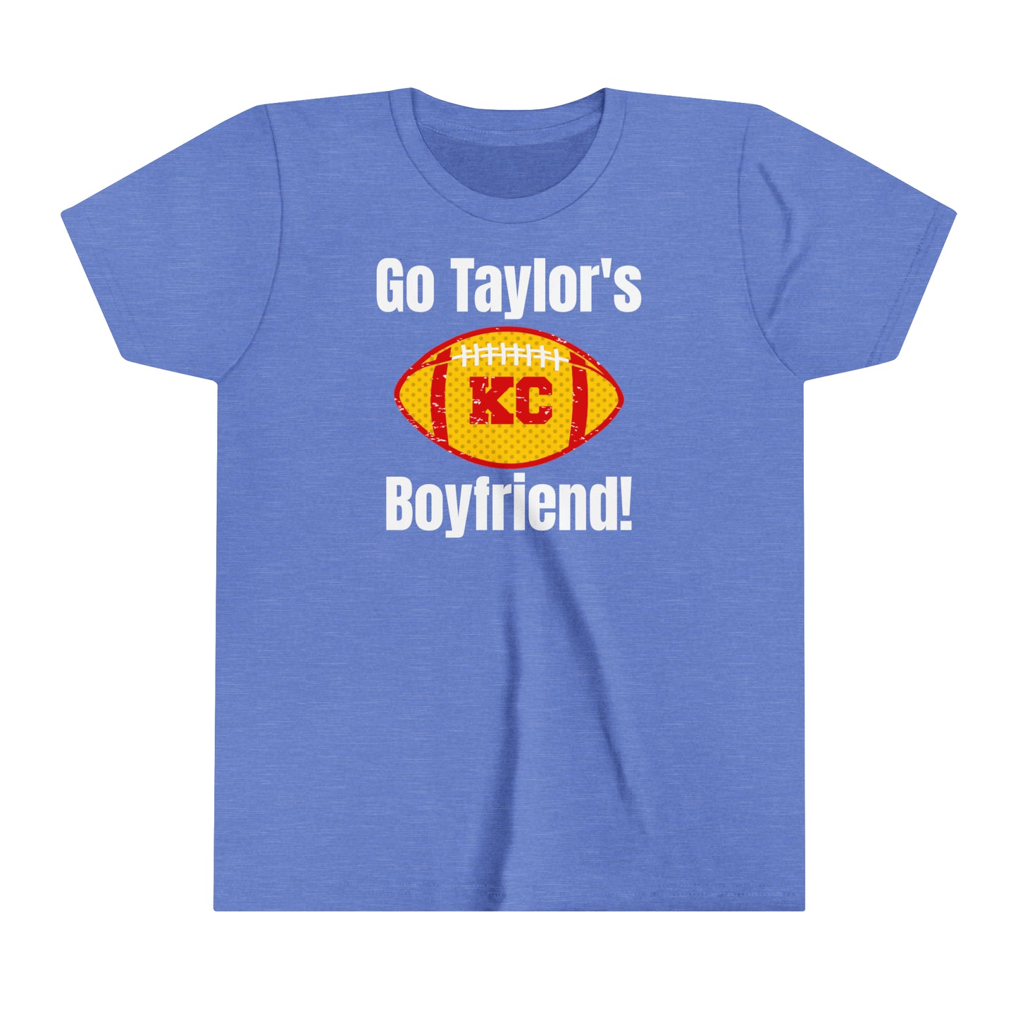 Go Taylor's Boyfriend Swift and Kelce Football Youth Short Sleeve Tee