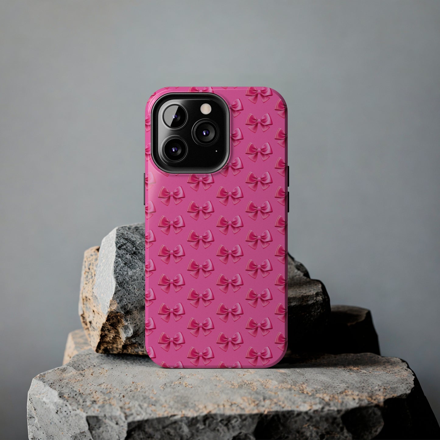 Barbie Pink Bows Themed Tough Phone Cases