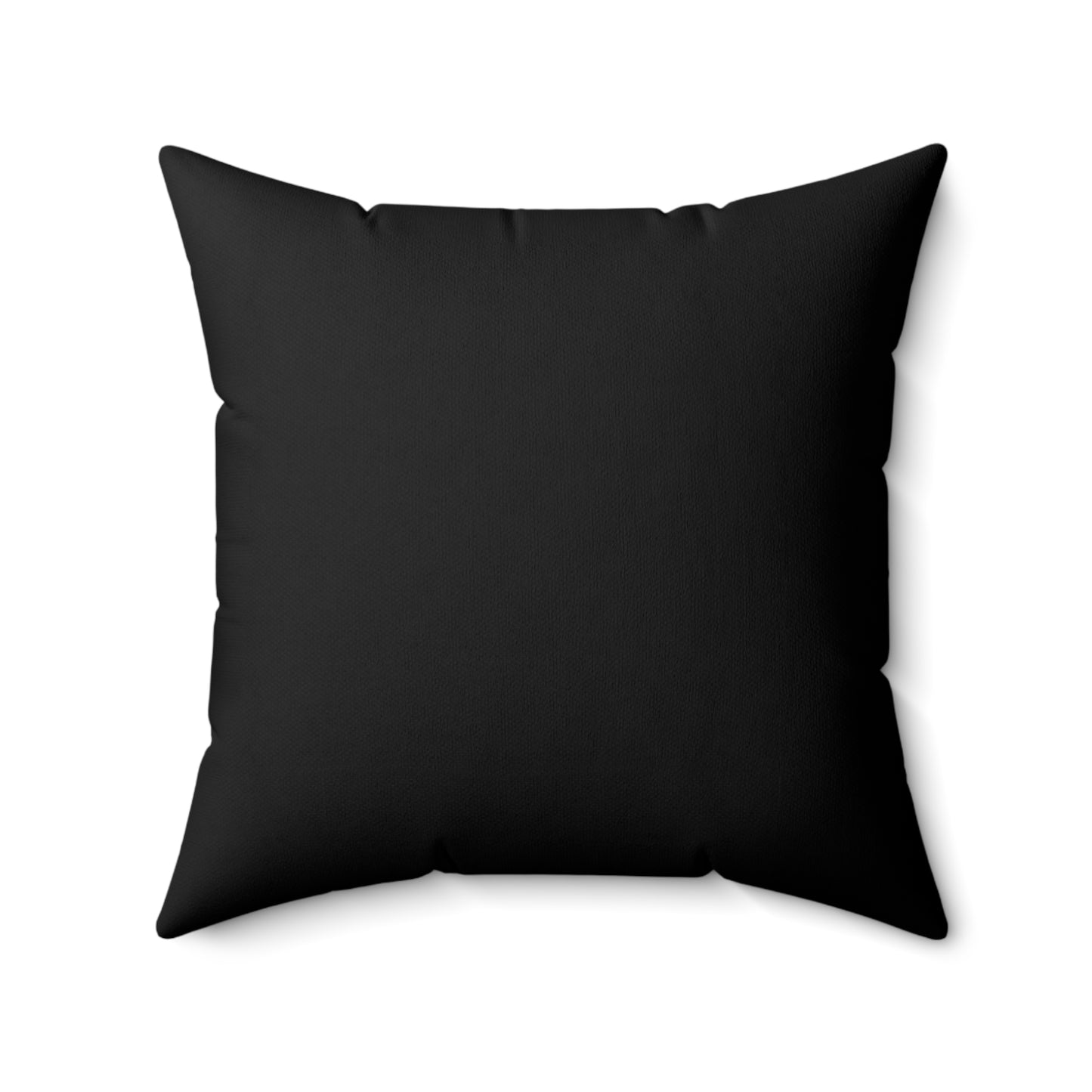 Black 80's Spooky Vibes Fall Halloween Spun Polyester Square Pillow