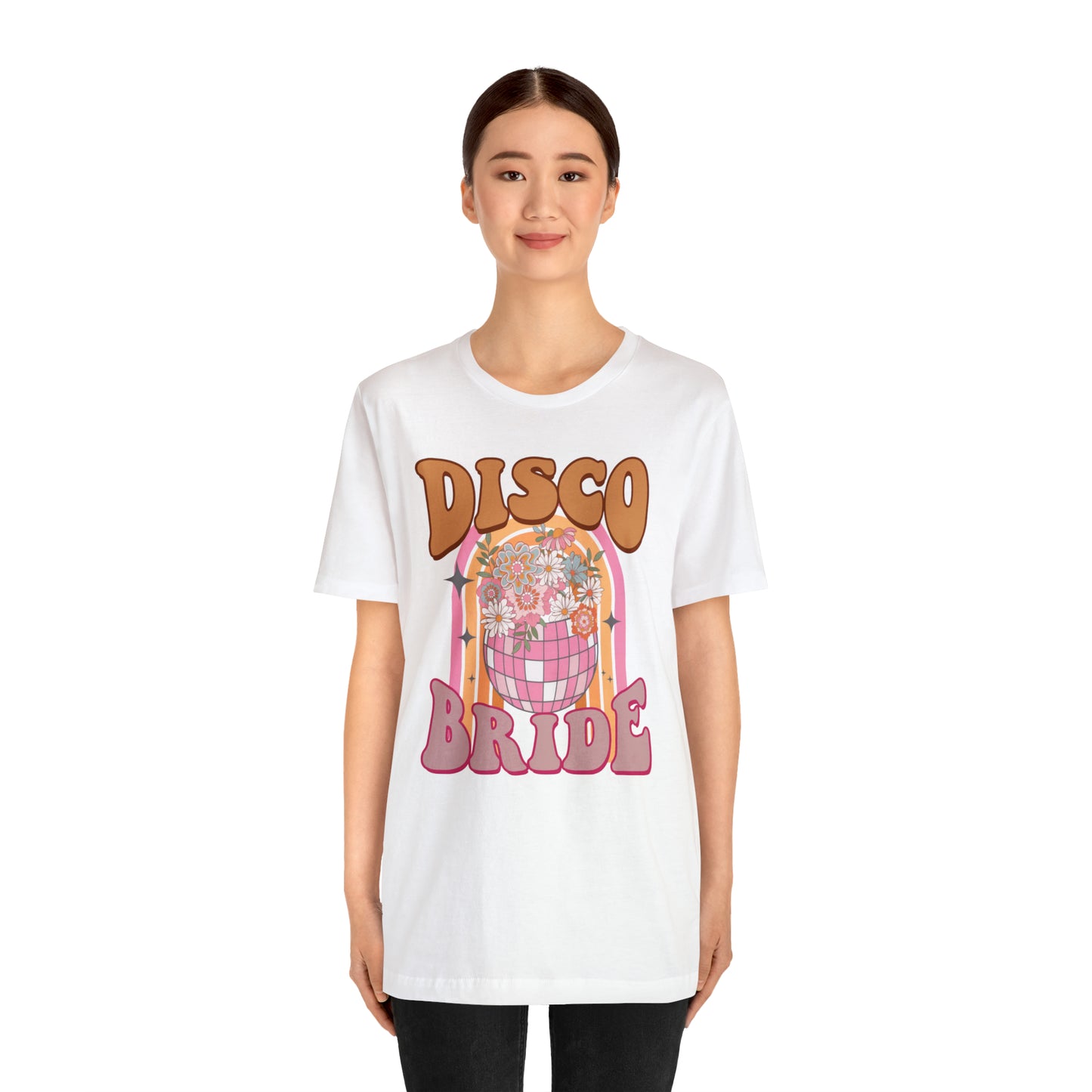 Retro Disco Bride Mirror Ball T-Shirt