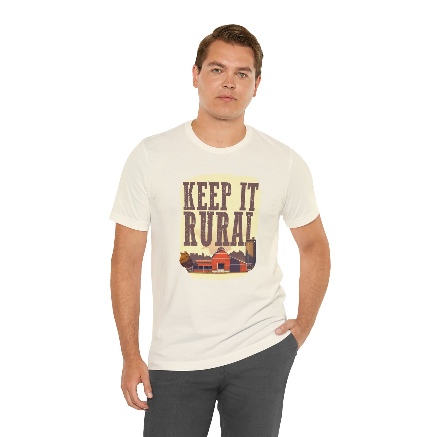 "Keep It Rural" Unisex Jersey Short Sleeve Tee