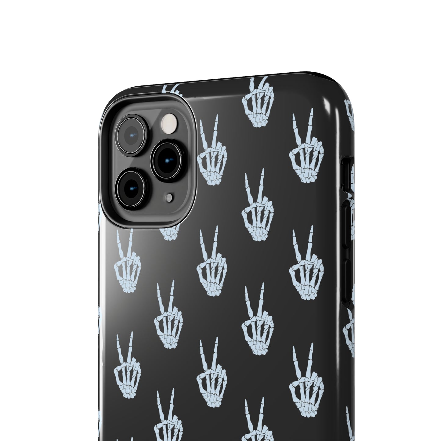 Skeleton Hand Peace Sign Tough Phone Cases