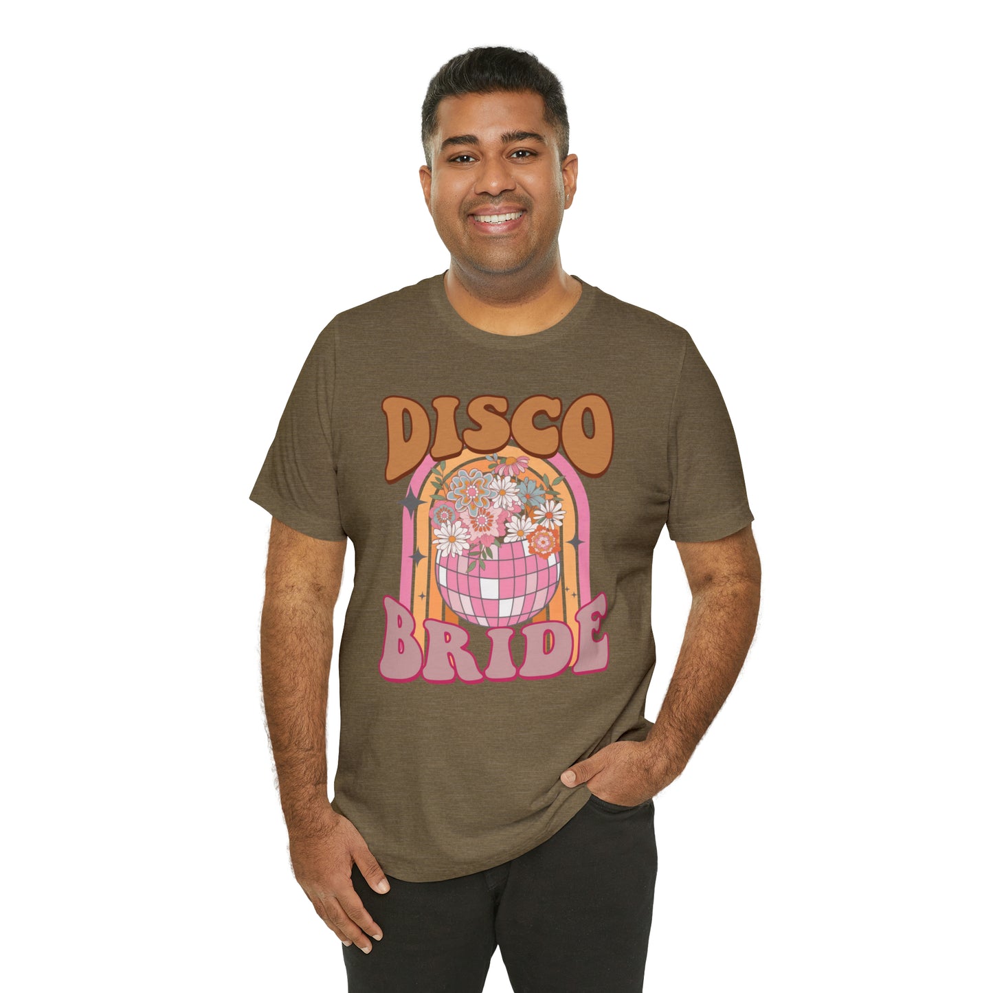 Retro Disco Bride Mirror Ball T-Shirt