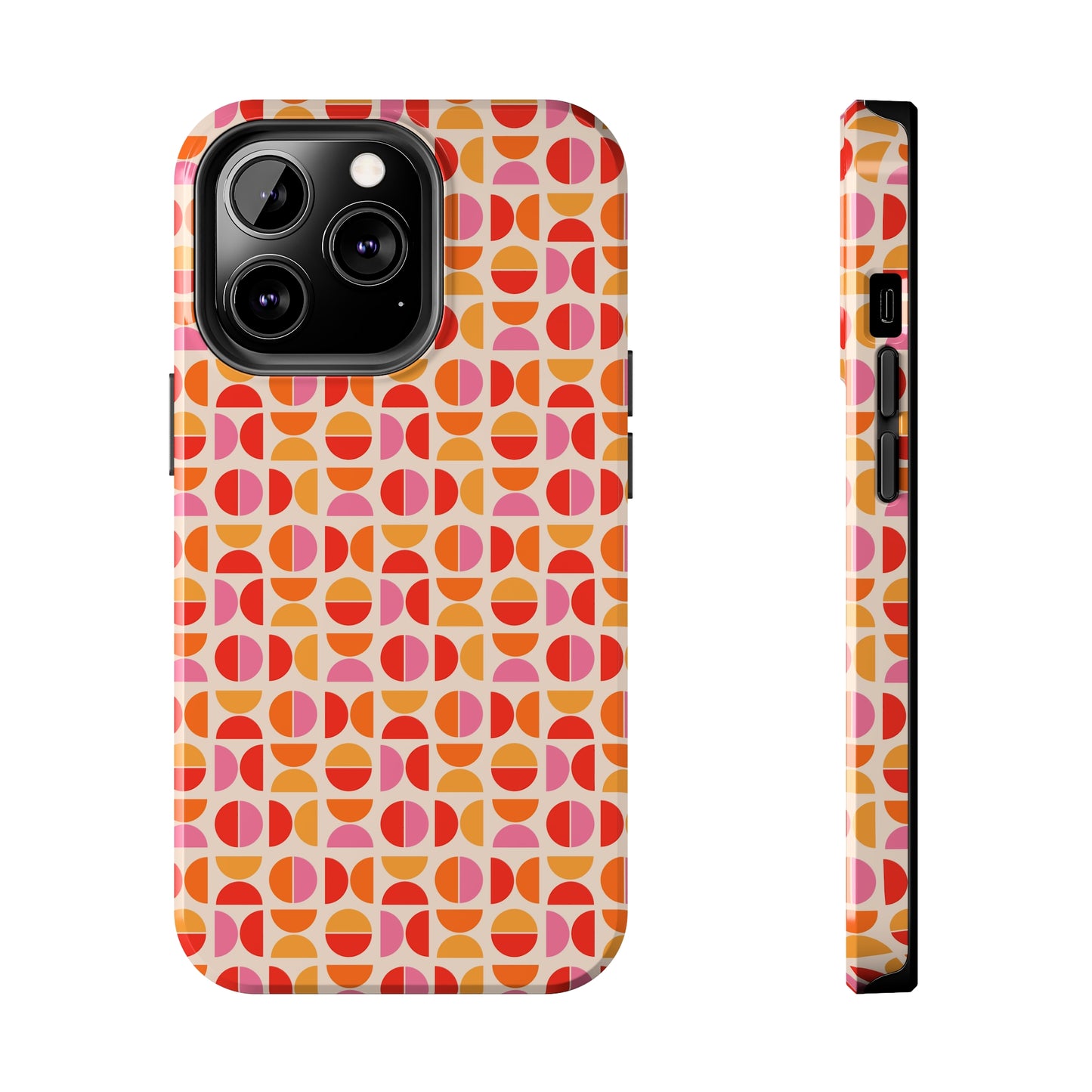 Retro Circle Tough Phone Cases