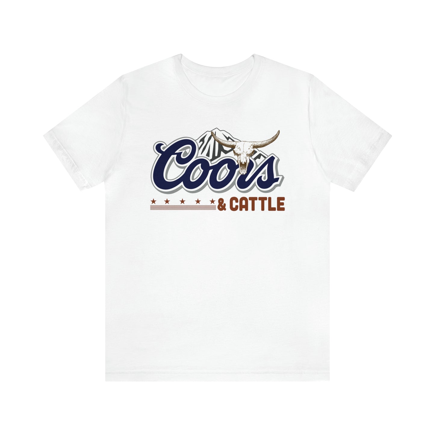 Beer and Cattle Unisex Jersey Short Sleeve Tee