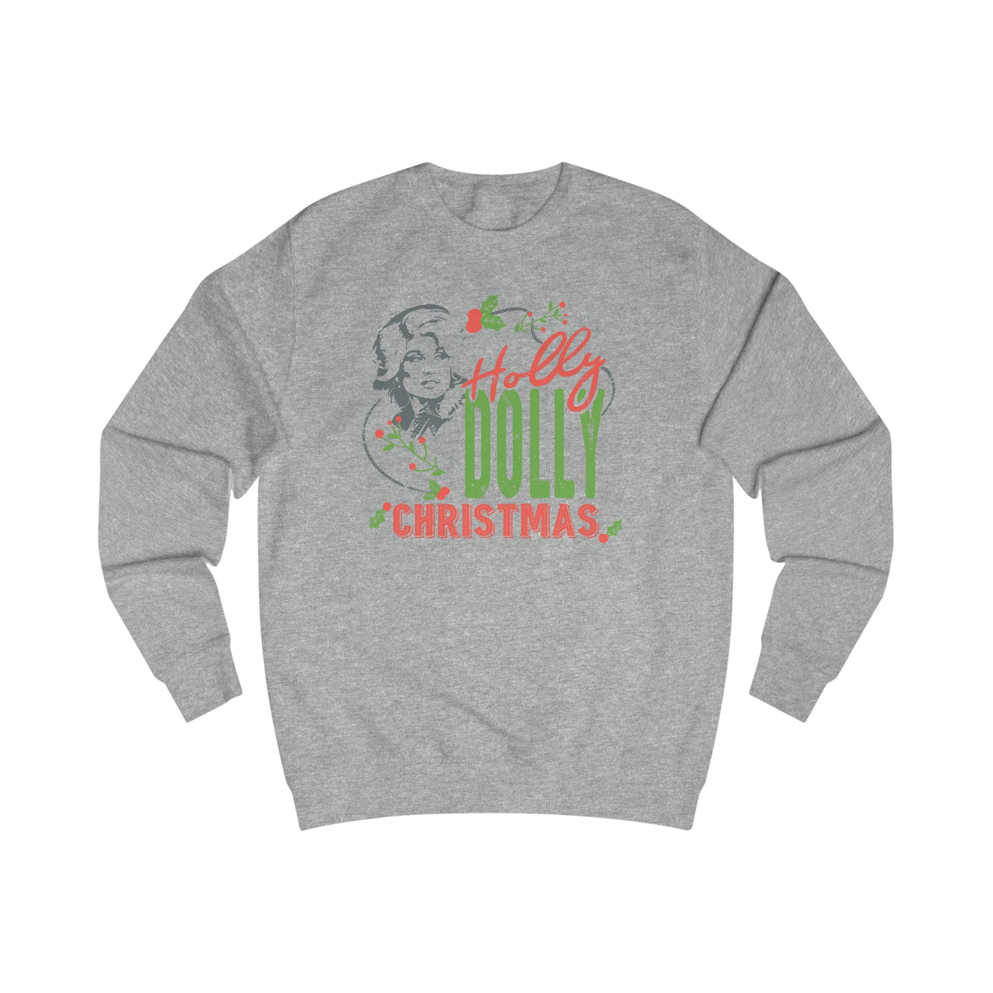 Holly Dolly Christmas Unisex Heavy Blend™ Crewneck Sweatshirt