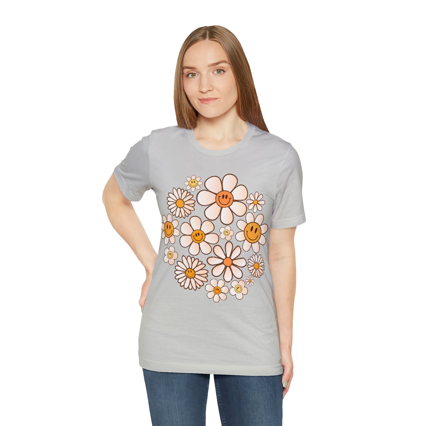 Distressed Smiling Daisies T-Shirt