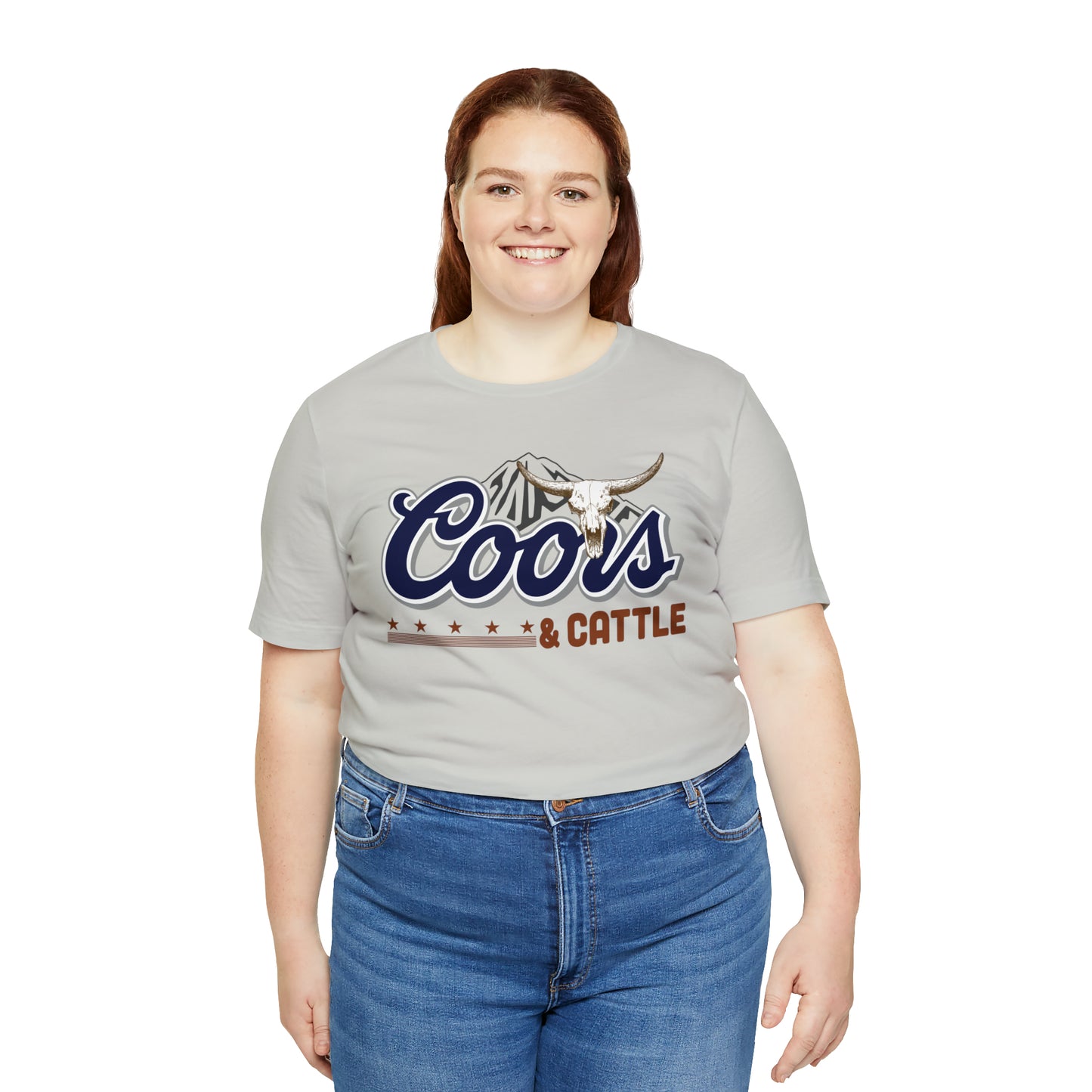 Beer and Cattle Unisex Jersey Short Sleeve Tee