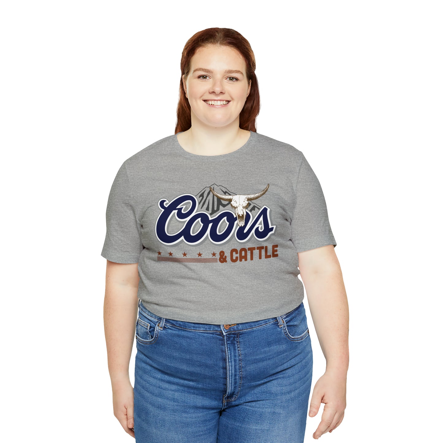 Beer and Cattle Unisex Jersey Short Sleeve Tee