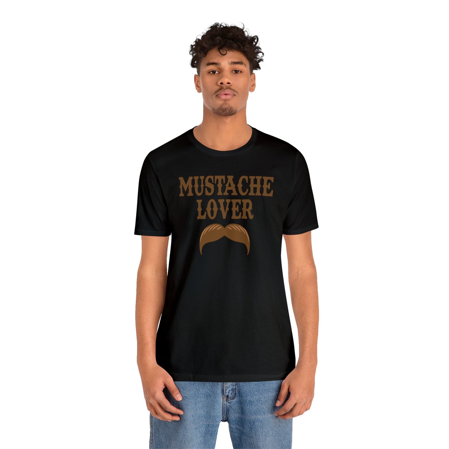 Mustache Lover Bella Jersey Short Sleeve Tee (Unisex)