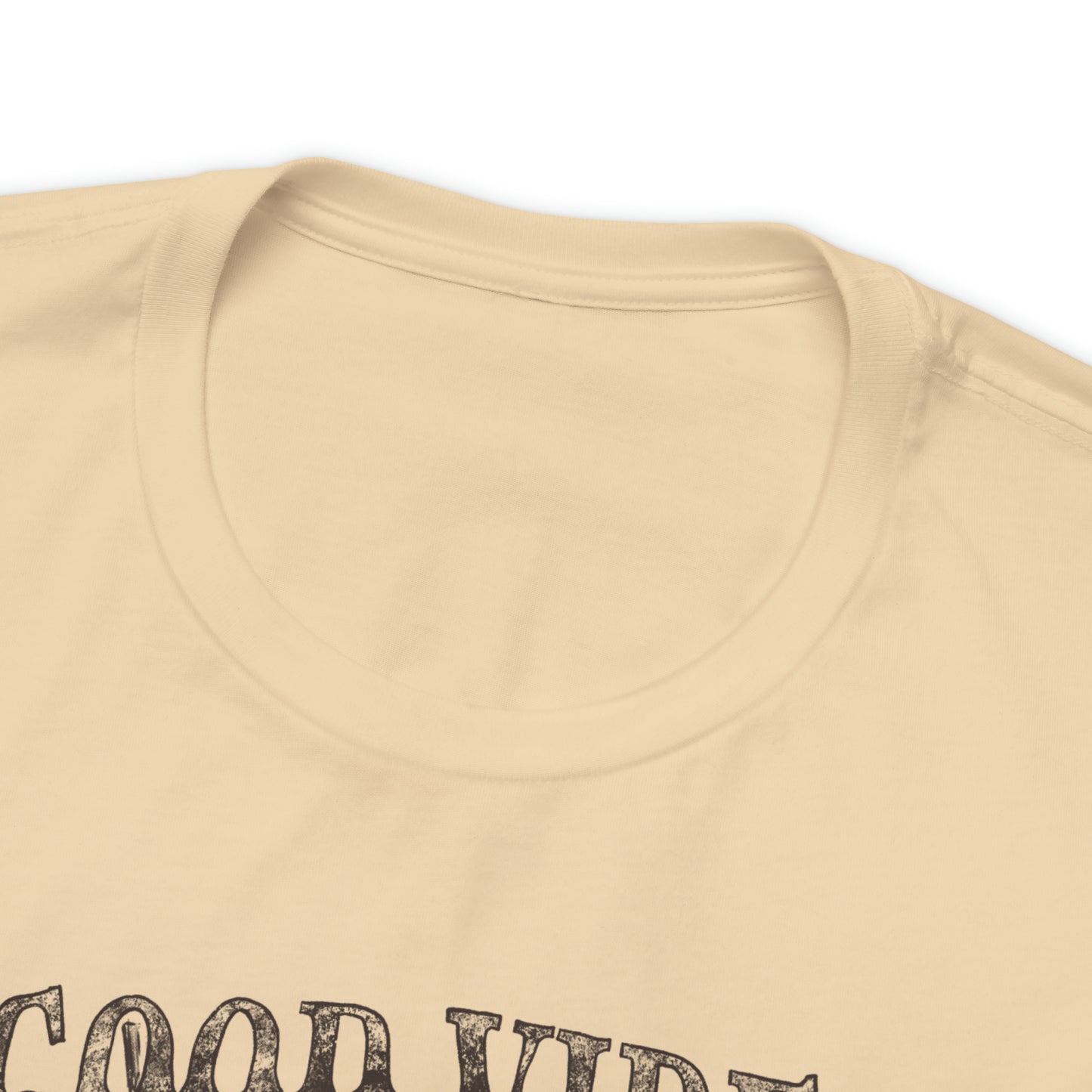 Vintage Good Vibes and Tractors Unisex Jersey Short Sleeve Tee