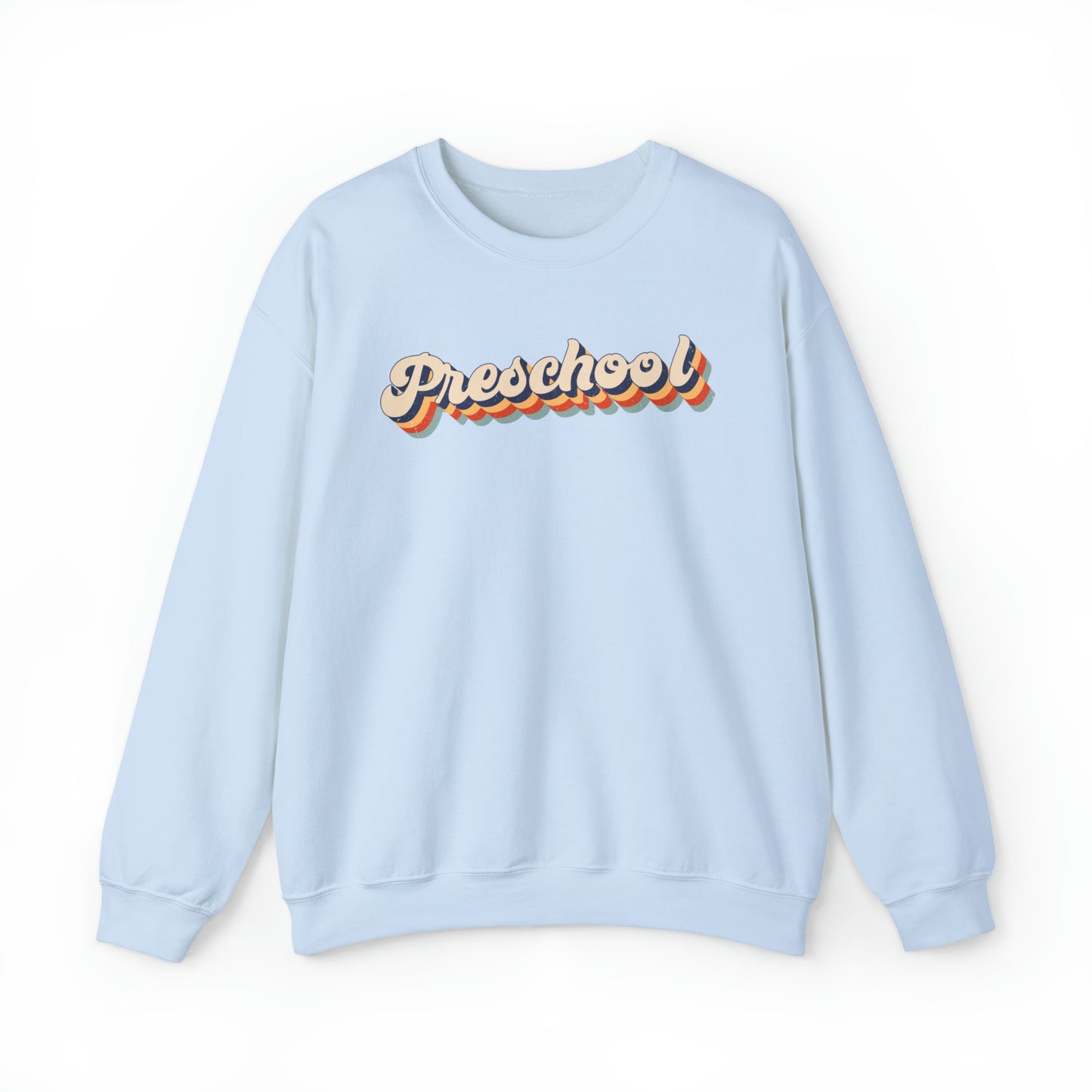 Retro Preschool Unisex Heavy Blend™ Crewneck Sweatshirt