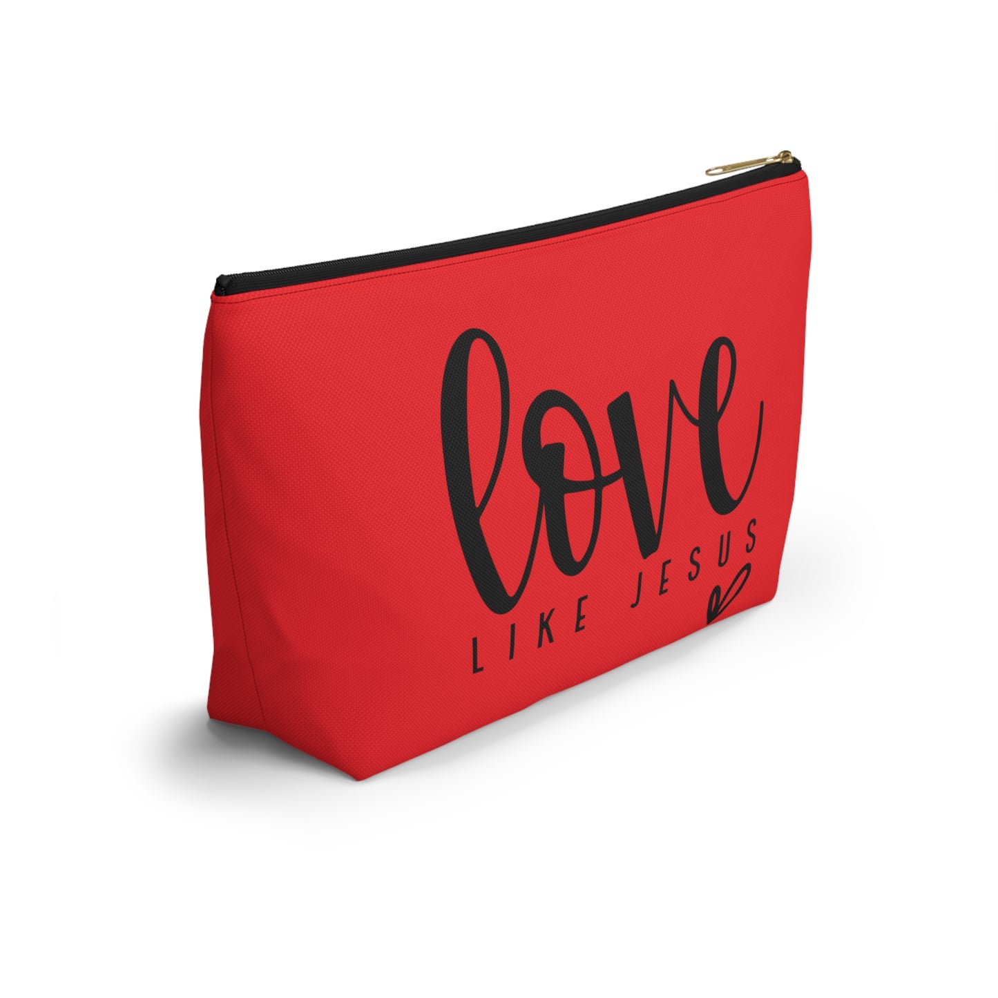 Love Like Jesus Accessory Pouch w T-bottom