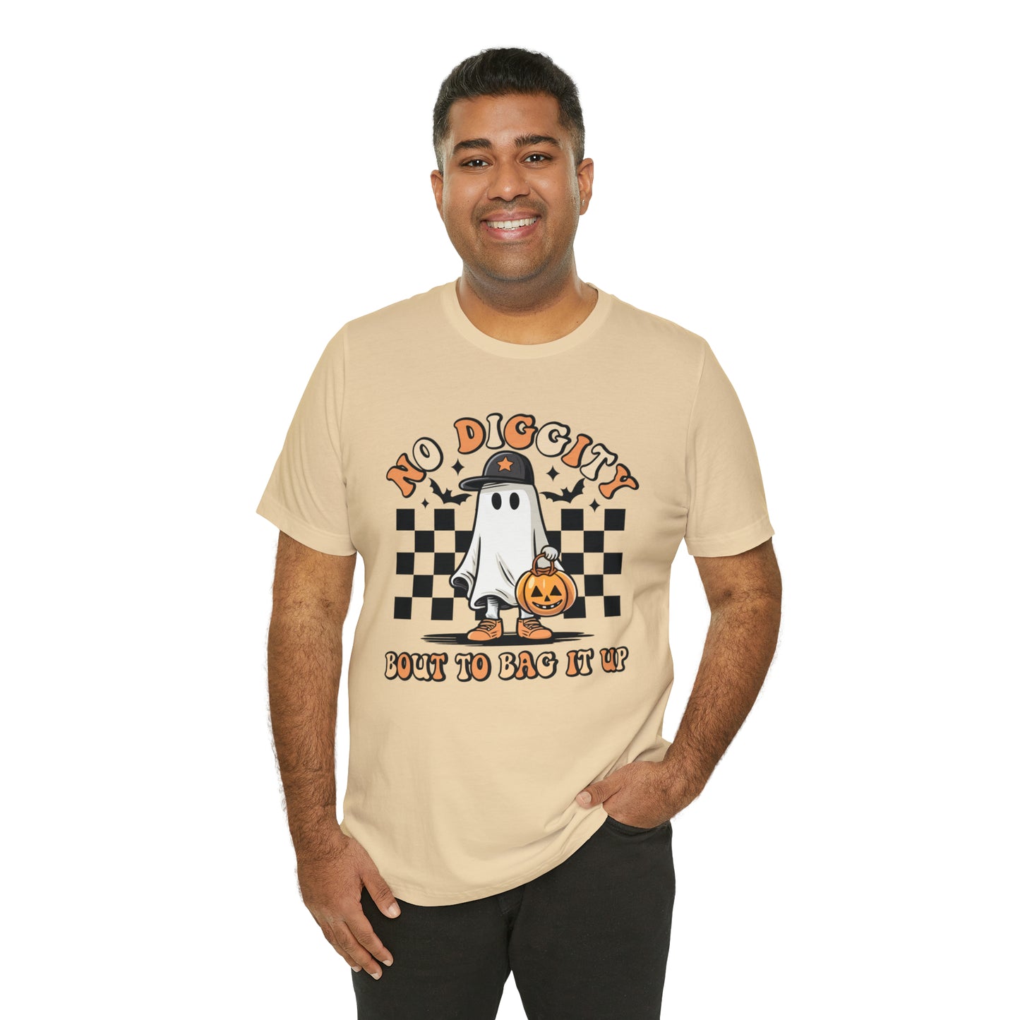 Halloween No Diggity Bout to Bag it Up T-Shirt