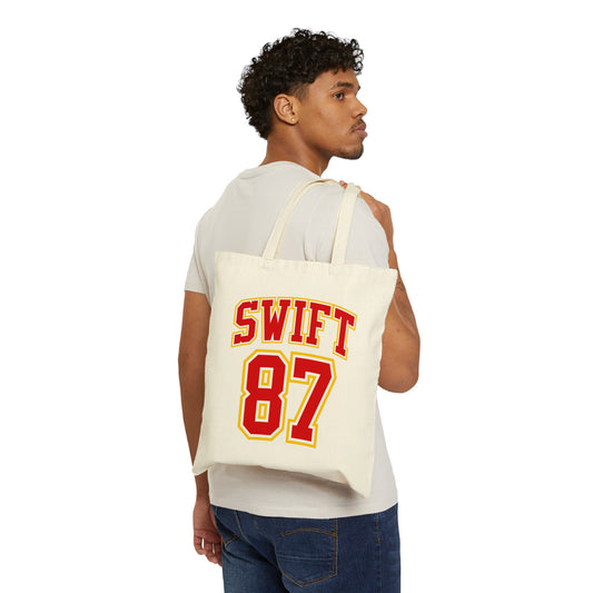 Swift and Kelce 87 Cotton Canvas Tote Bag