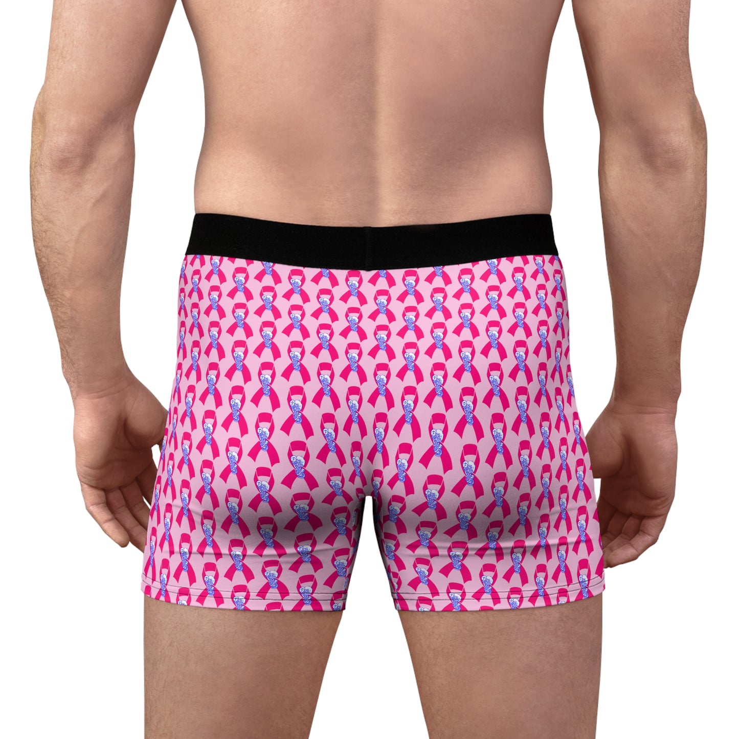 Freeburg Midgets Pink Ribbon Men's Boxer Briefs