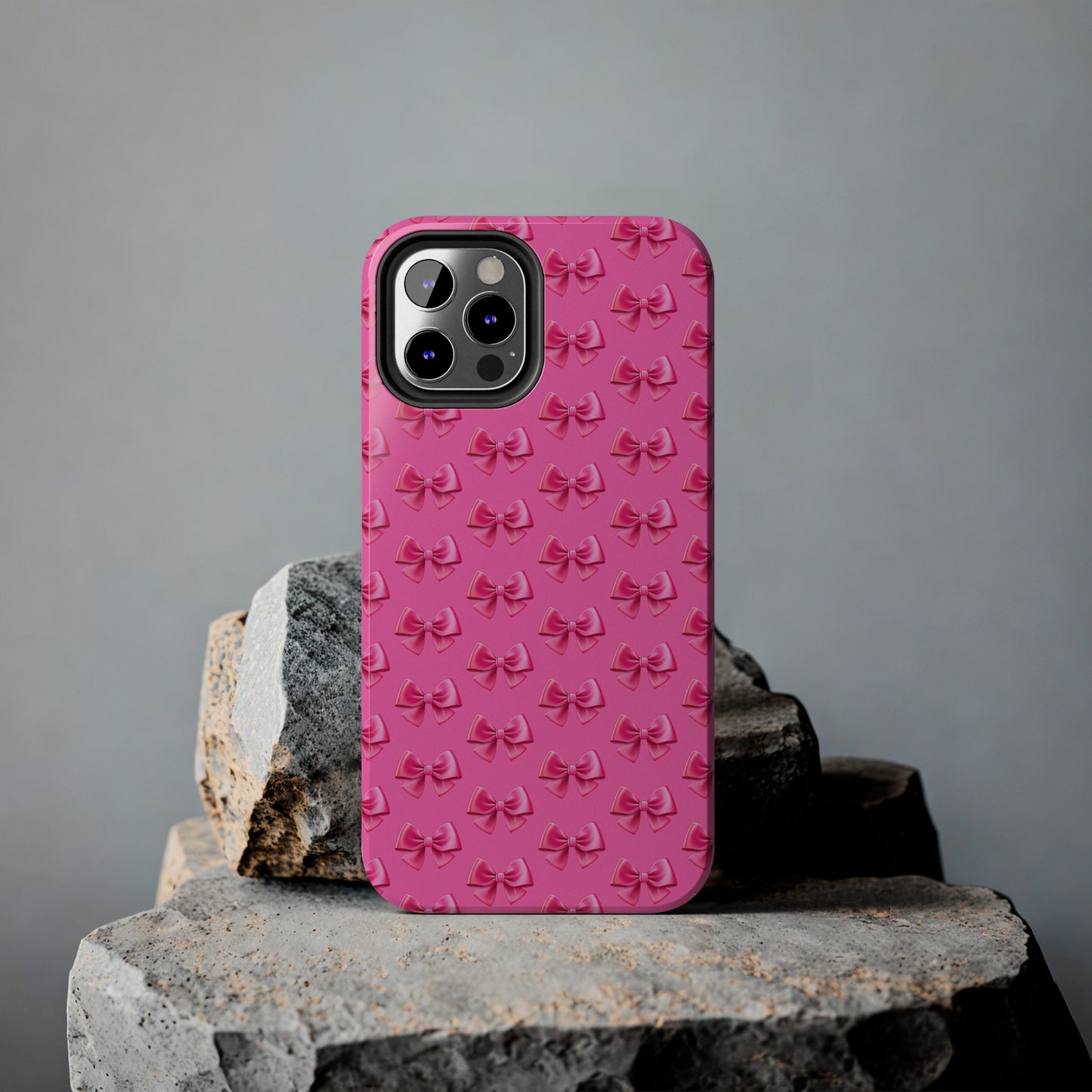 Barbie Pink Bows Themed Tough Phone Cases