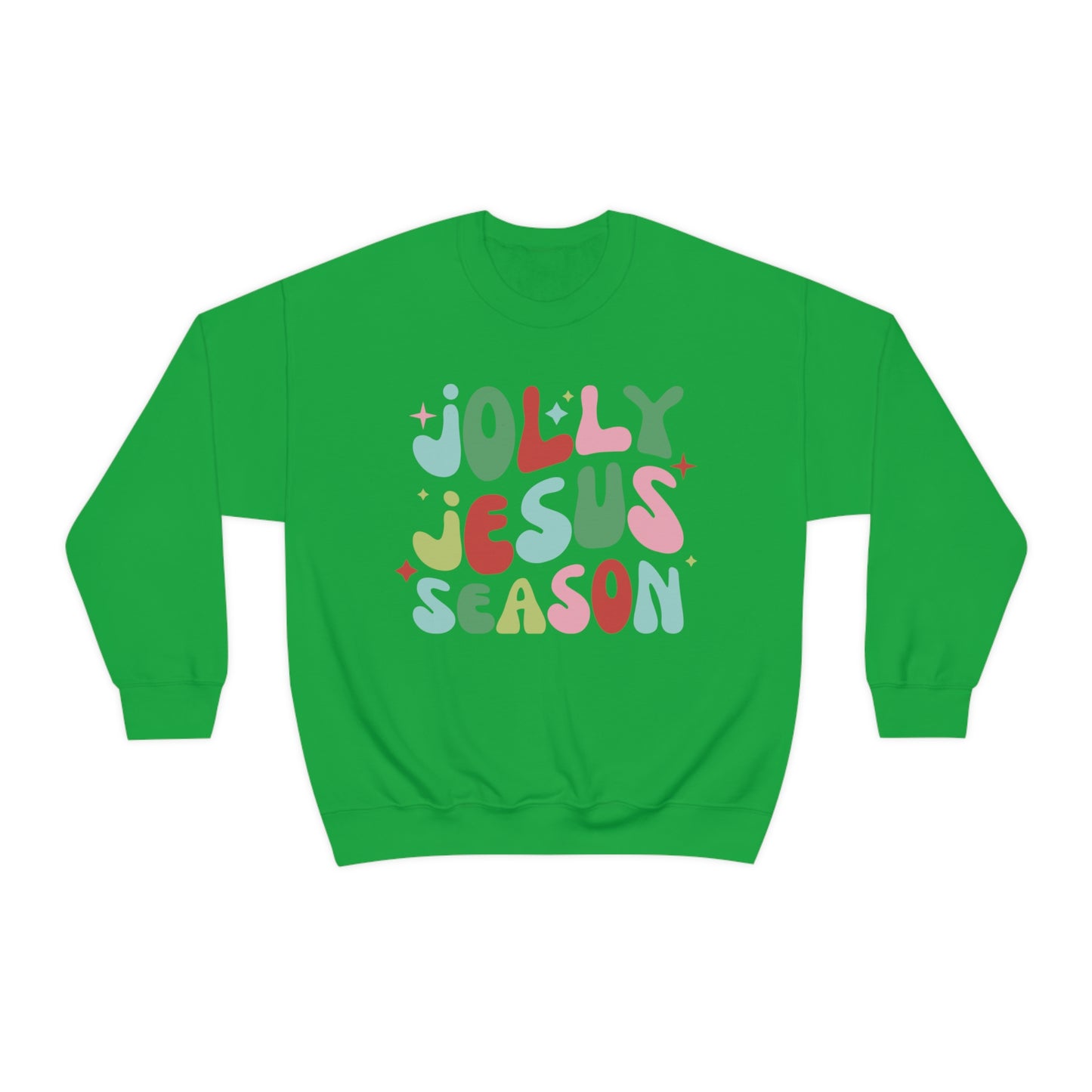 Jolly Jesus Season Heavyweight Crewneck Sweatshirt