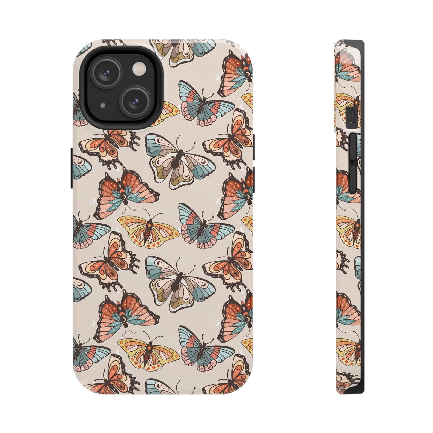 Butterfly Brown Tough Phone Cases