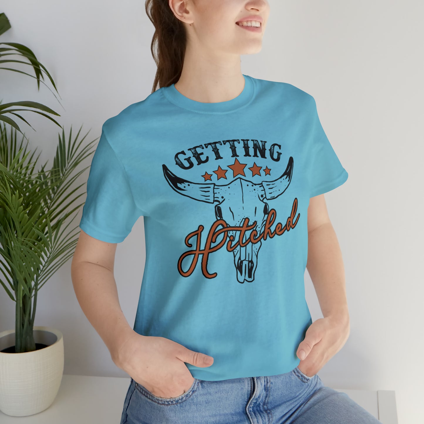 Vintage Getting Hitched Bride T-Shirt