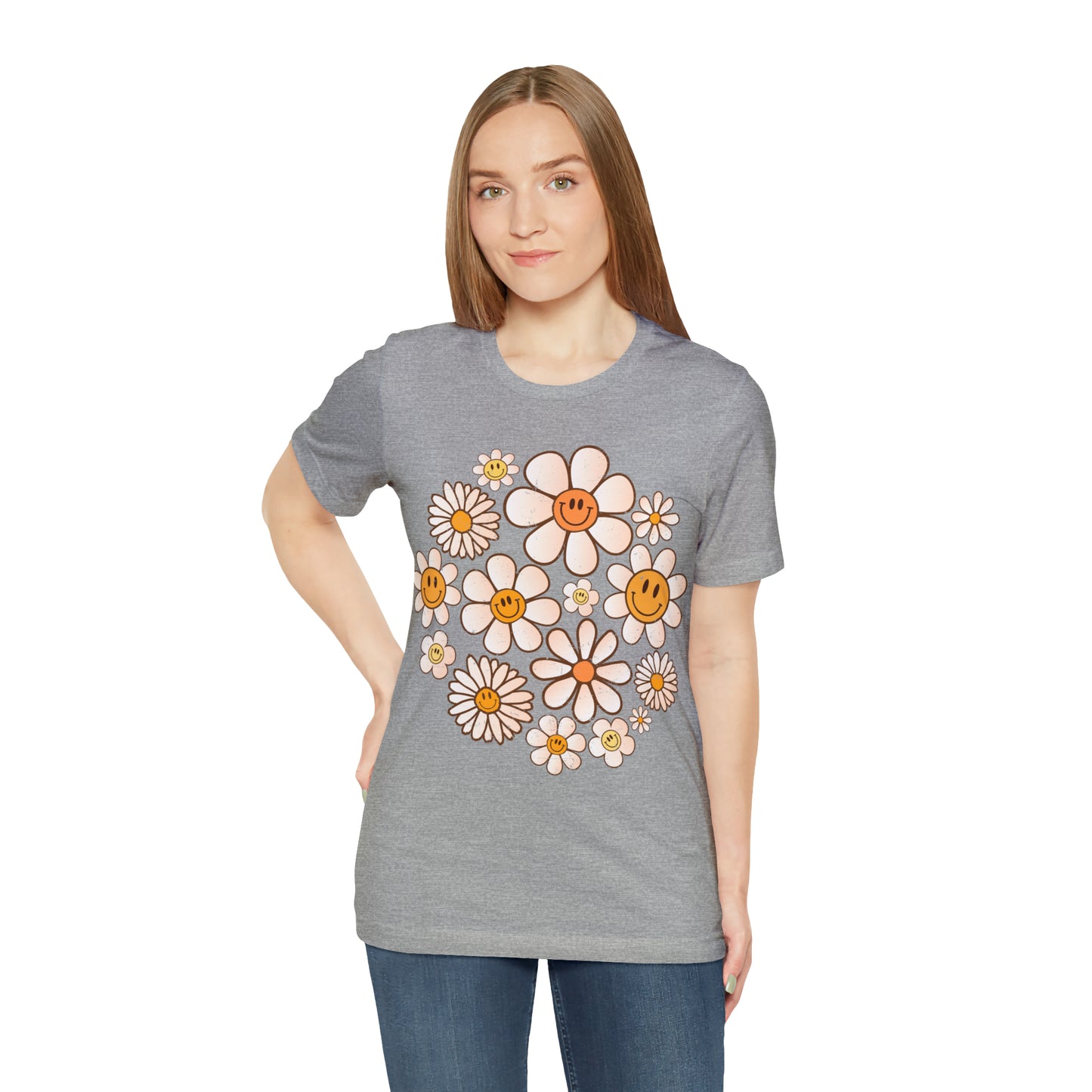 Distressed Smiling Daisies T-Shirt