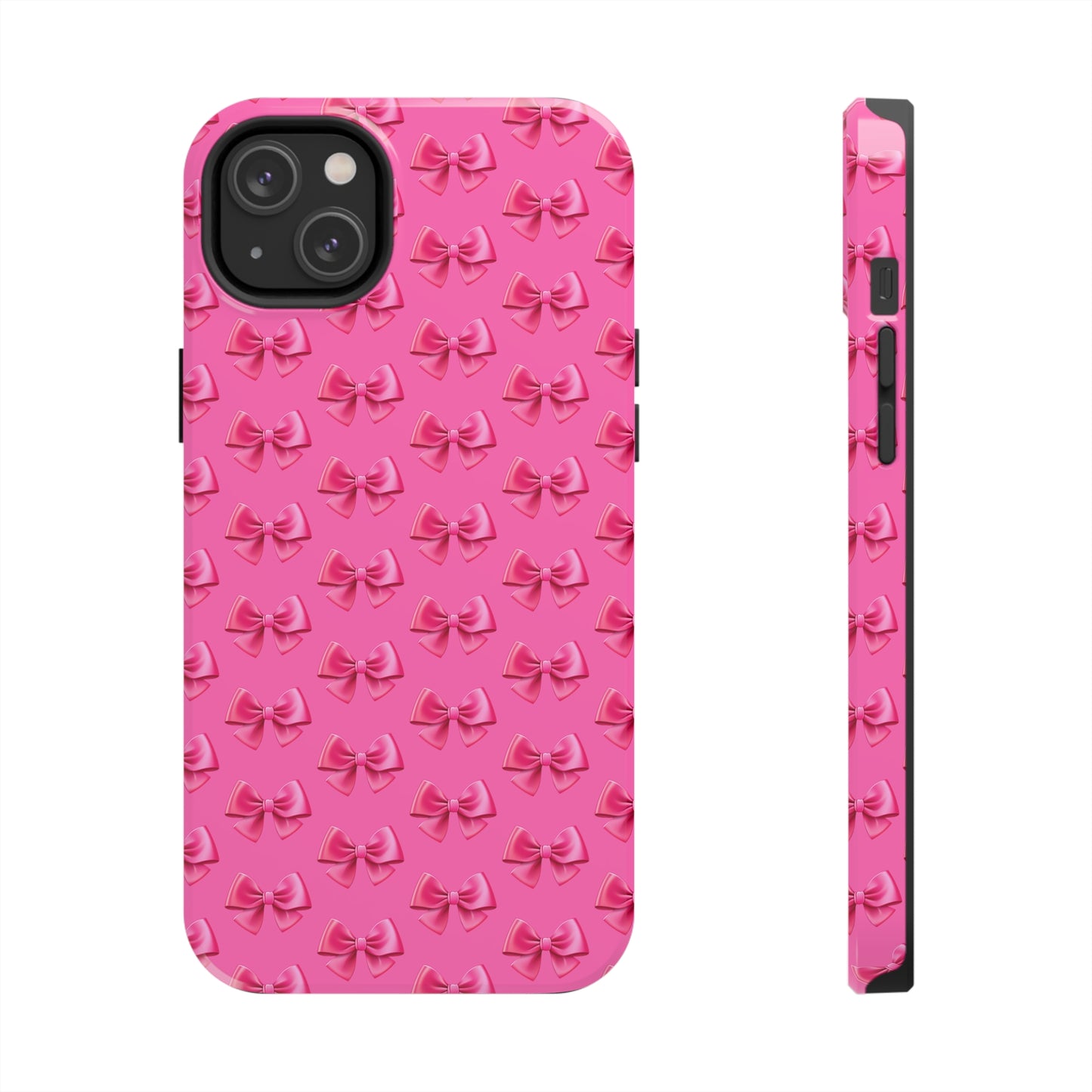 Barbie Pink Bows Themed Tough Phone Cases