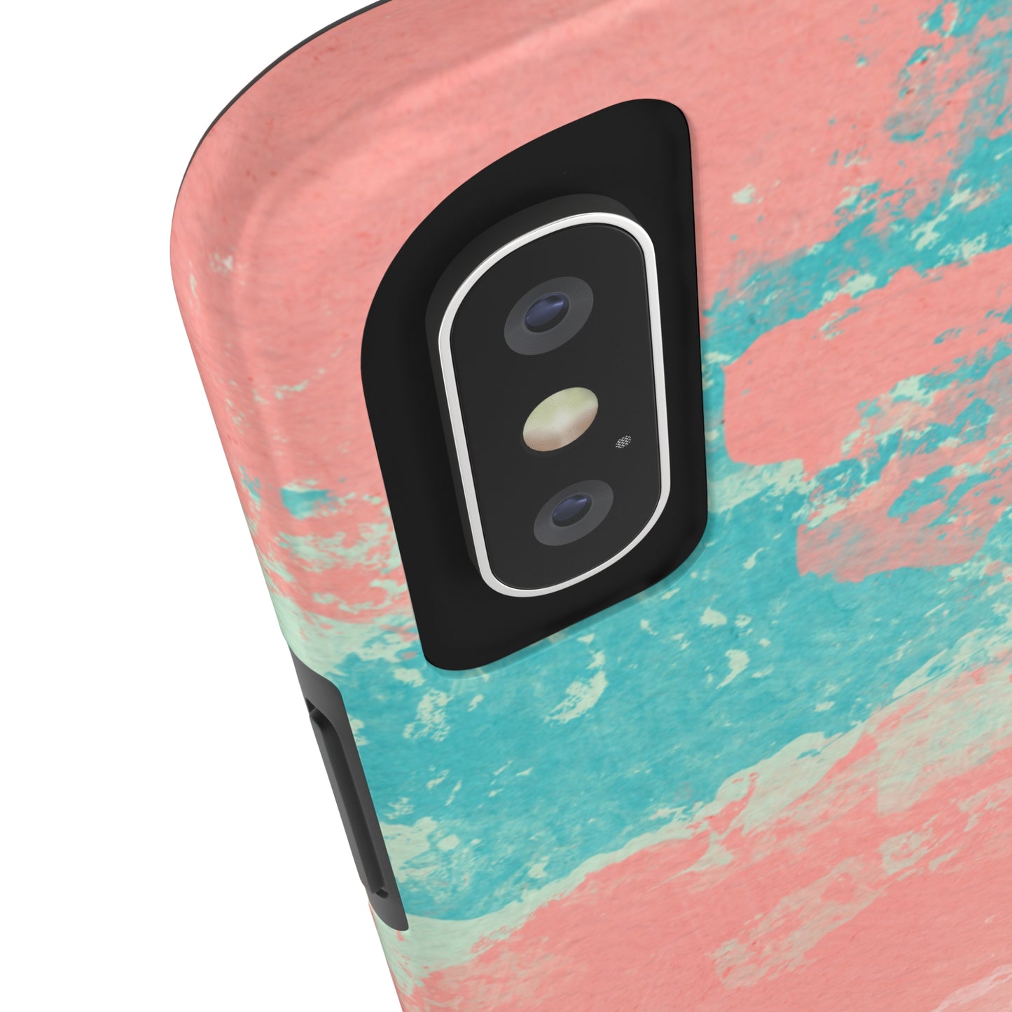 Pink and Turquoise Water Color Tough Phone Cases