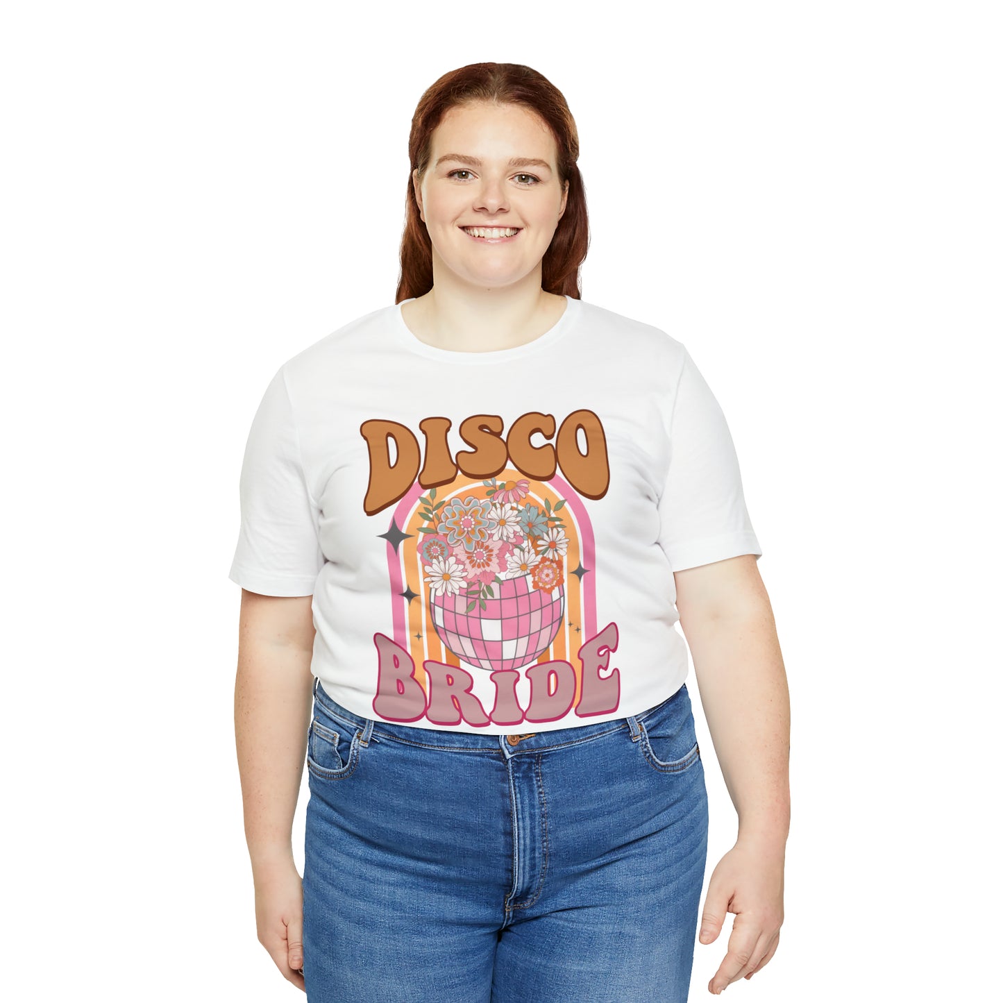 Retro Disco Bride Mirror Ball T-Shirt