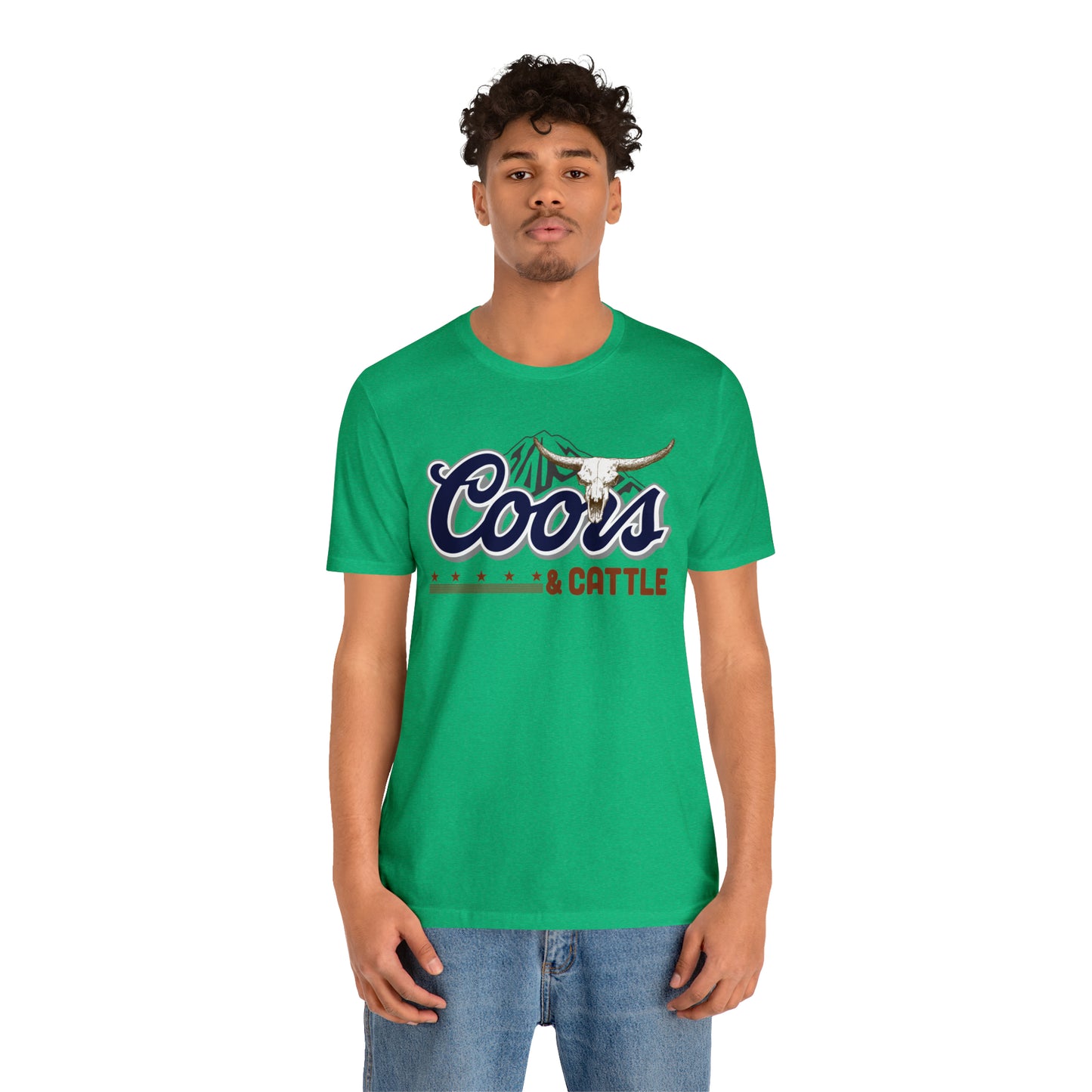 Beer and Cattle Unisex Jersey Short Sleeve Tee