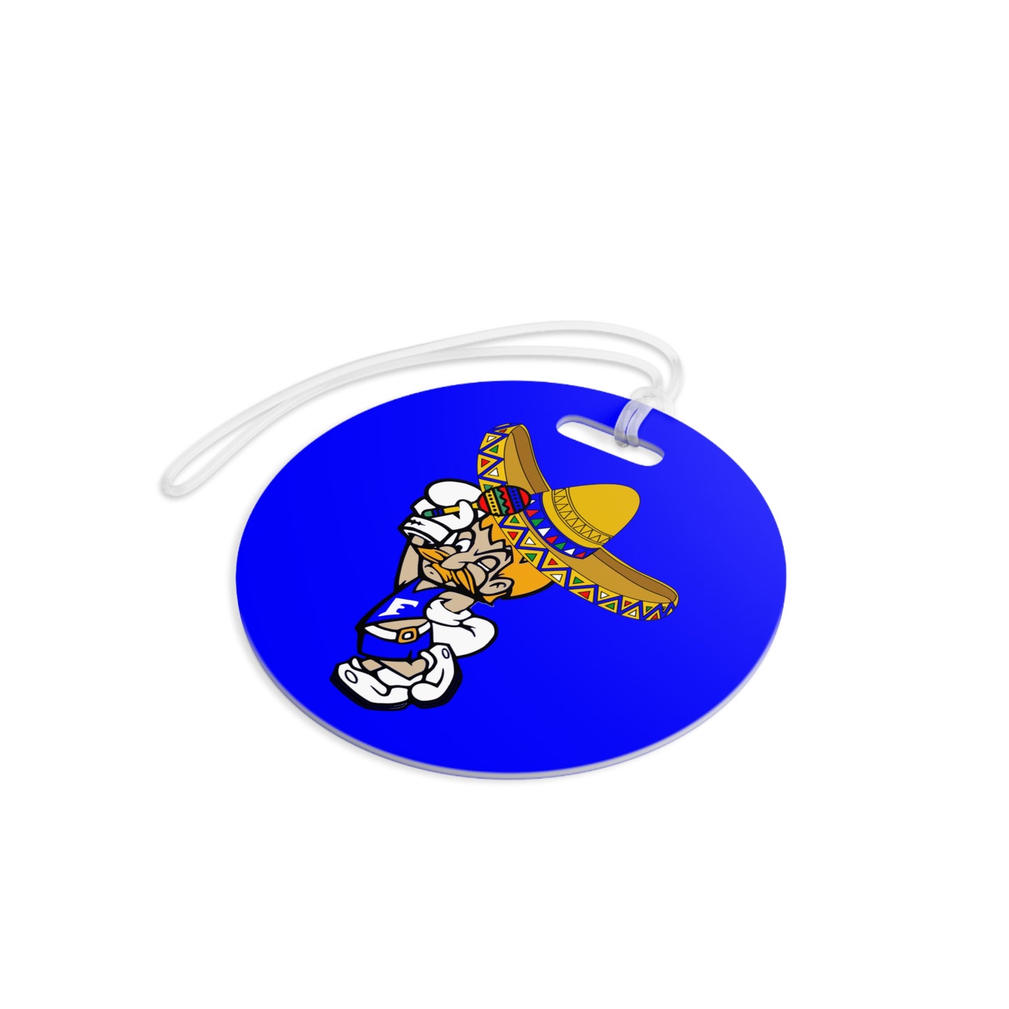 Sombrero Midget Luggage Tags - Blue