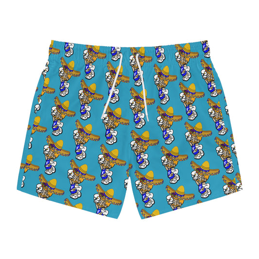 Sombrero Midget Swim Trunks - Turquoise