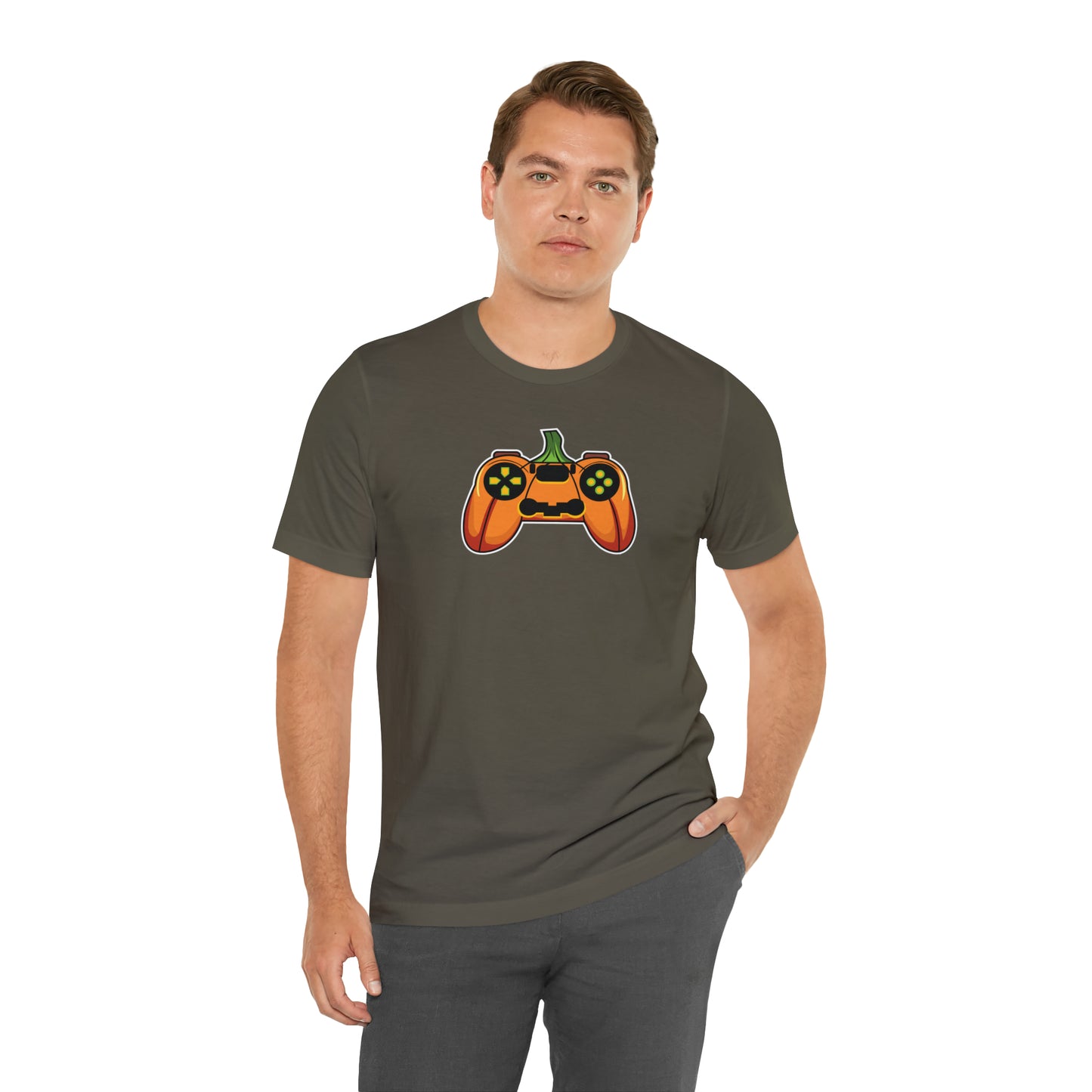 Halloween Pumpkin Gaming Jack-O-Lantern T-Shirt