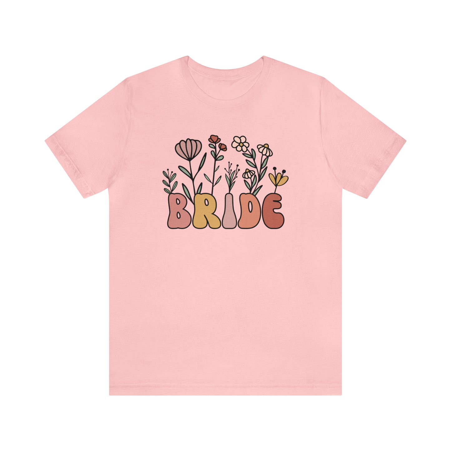 Boho Floral Bride T-Shirt