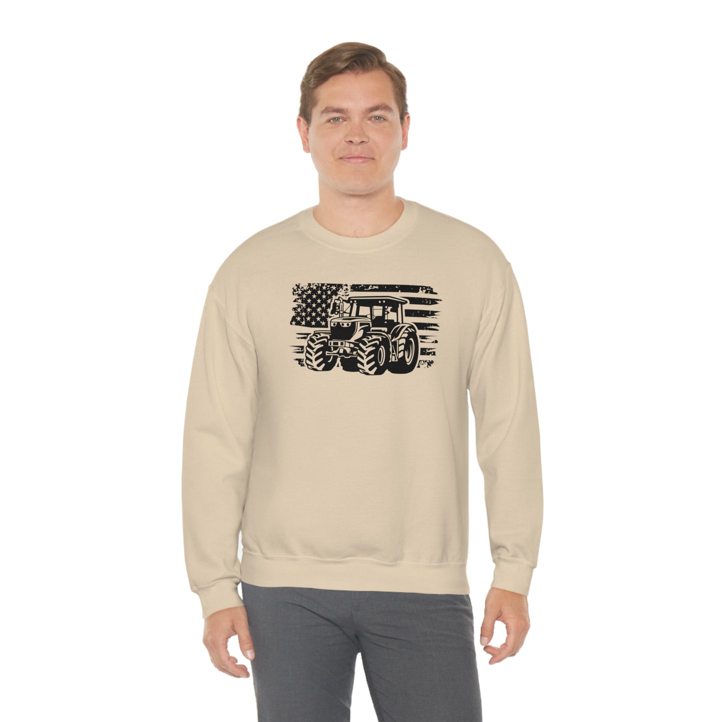 "American Tractor" - Unisex Heavy Blend™ Crewneck Sweatshirt