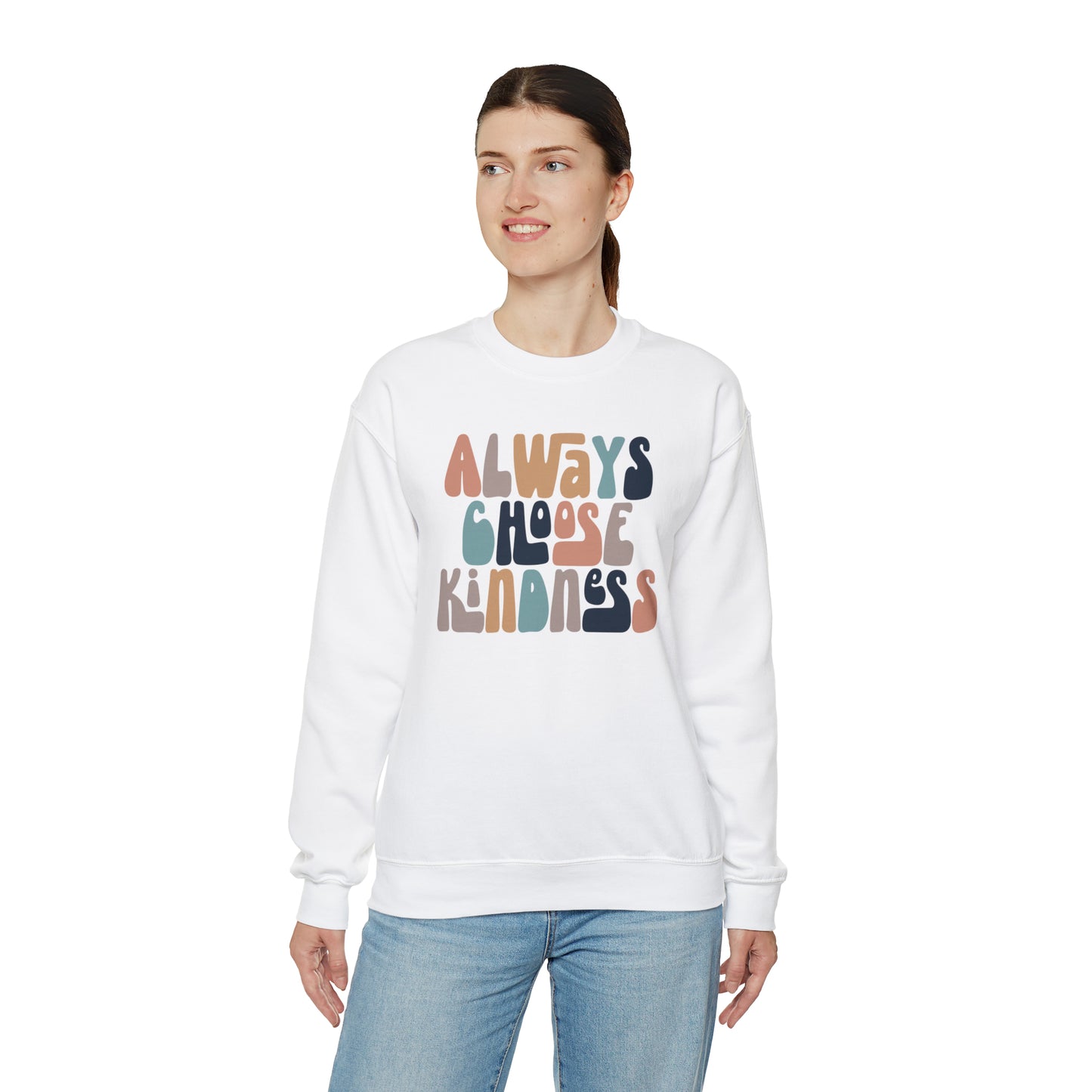 Always Choose Kindness Heavy Blend™ Crewneck Sweatshirt