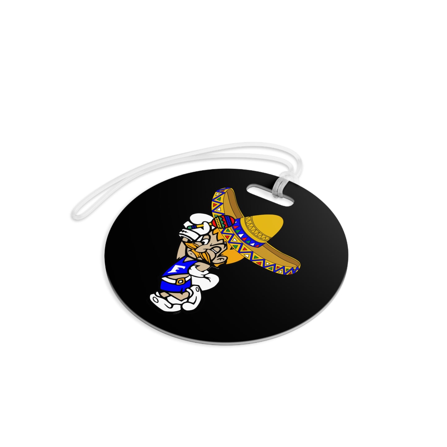 Sombrero Midget Luggage Tags - Black