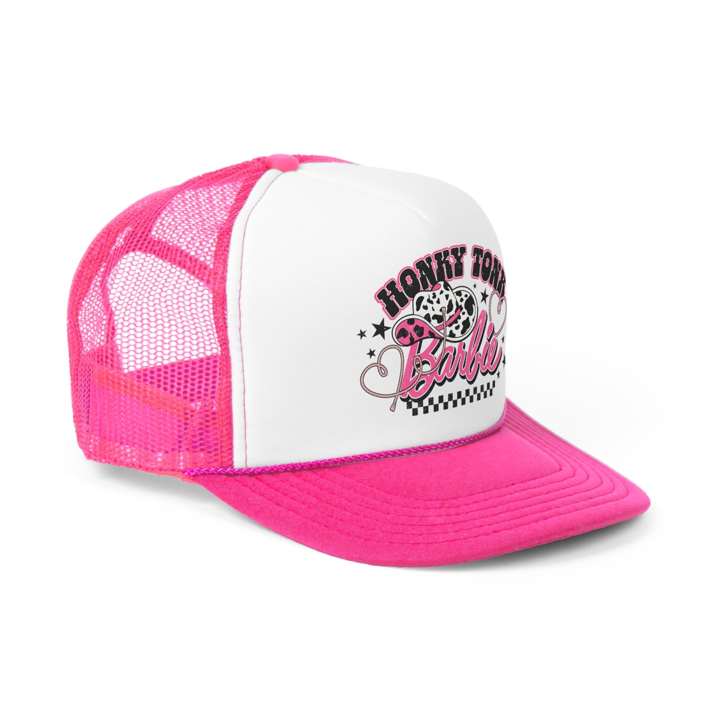 Honky Tonk Barbie Tall Trucker Caps