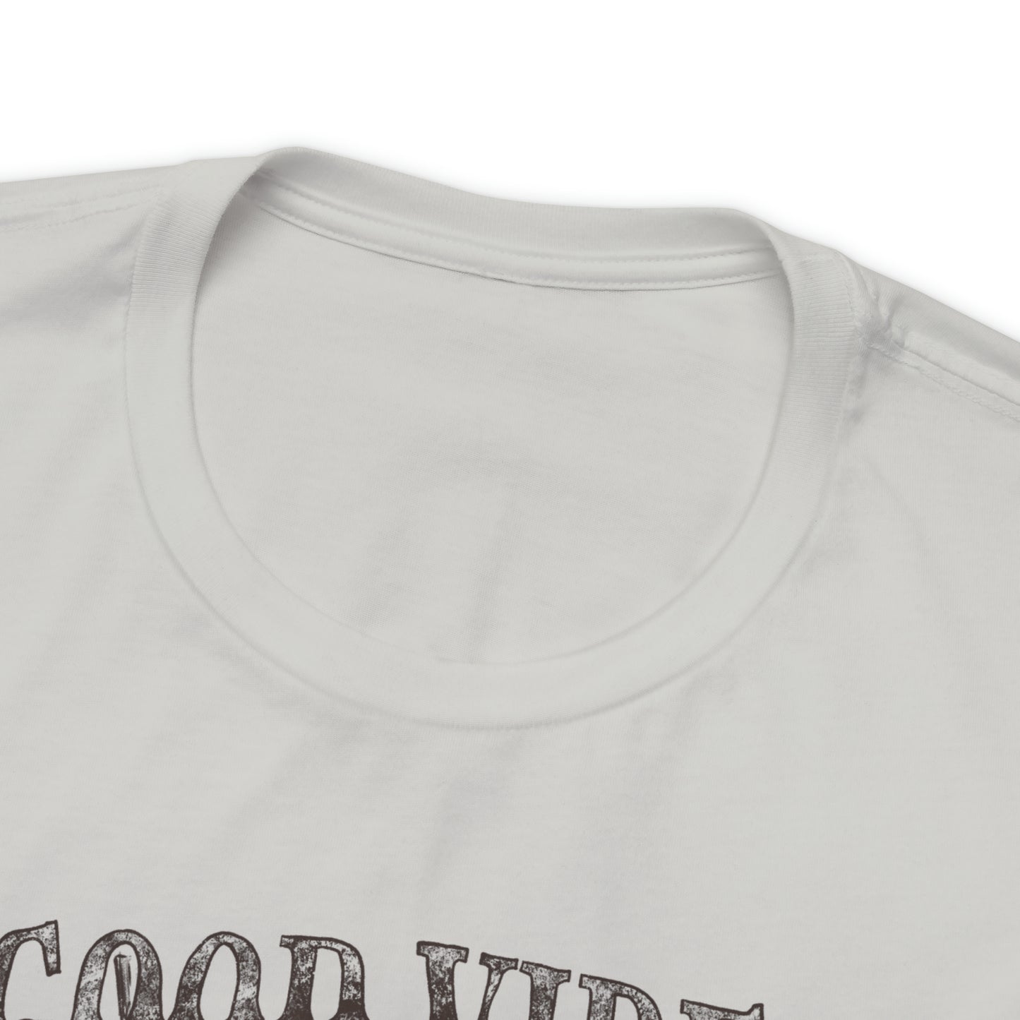 Vintage Good Vibes and Tractors Unisex Jersey Short Sleeve Tee